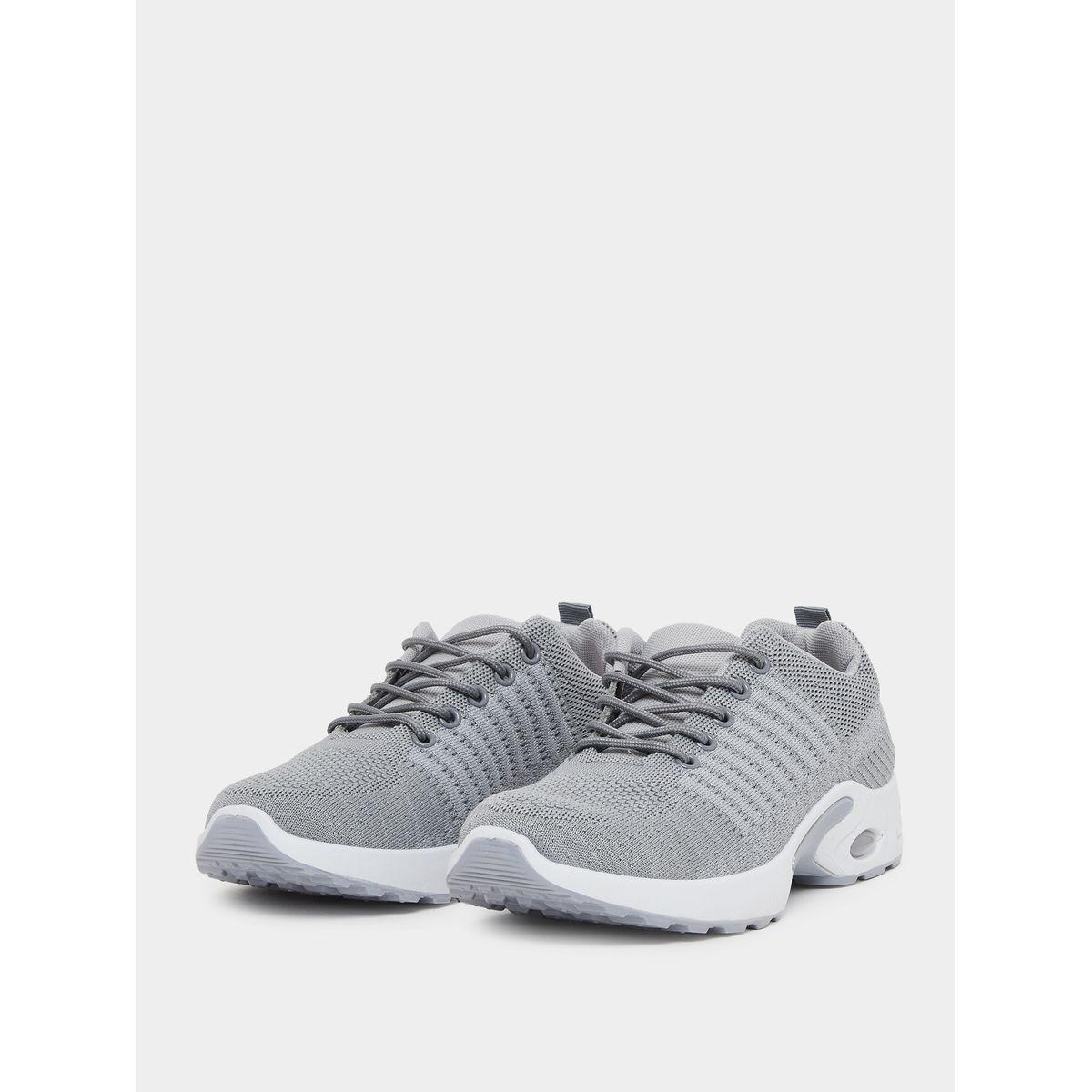 Styli Lace Up Knitted Upper Sneakers-men-shoes-sneakers-image-2