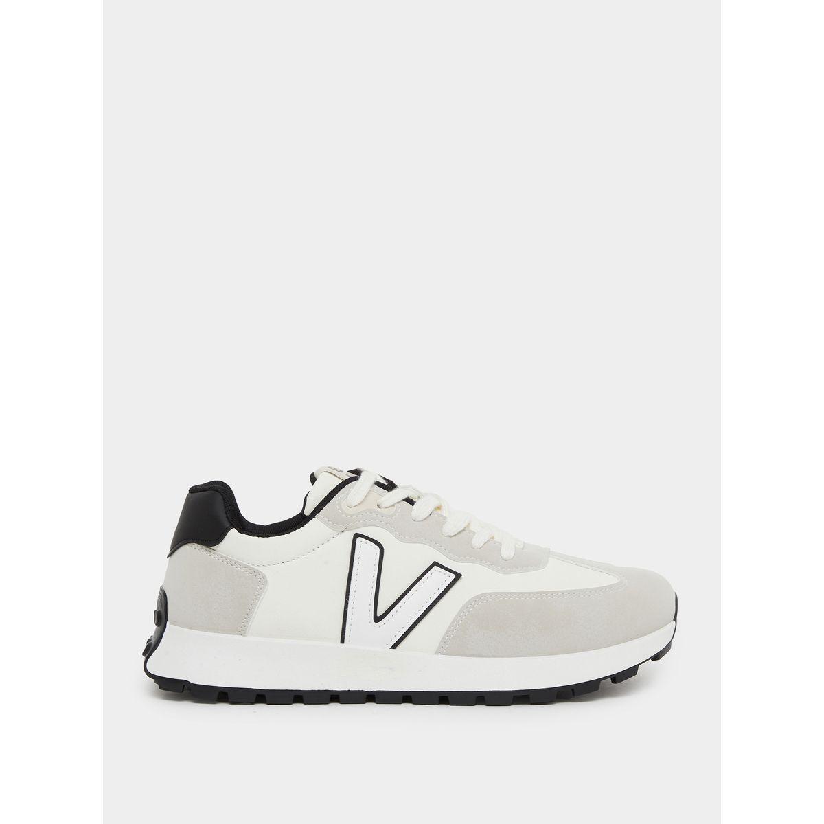 Styli Platform Sole Court Lace Up Sneakers-men-shoes-sneakers-image-1