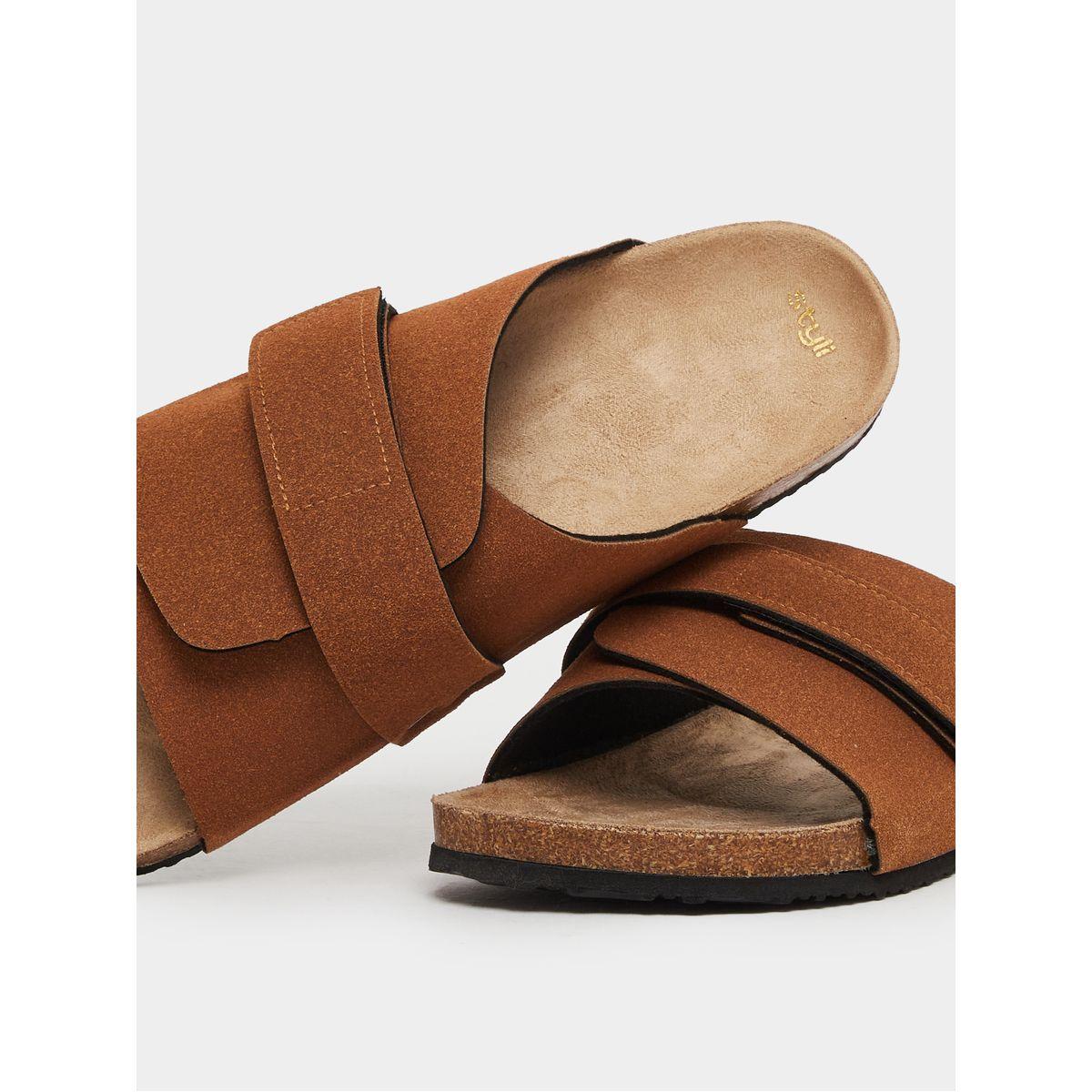 Styli Thick Band Strap Flatform Sole Sandals-men-shoes-flipflopsandslides-image-3