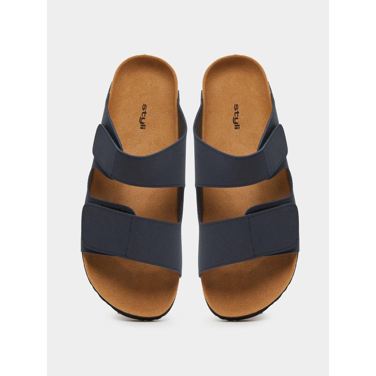 Styli Double Band Slip on Sandals-men-shoes-flipflopsandslides-image-5