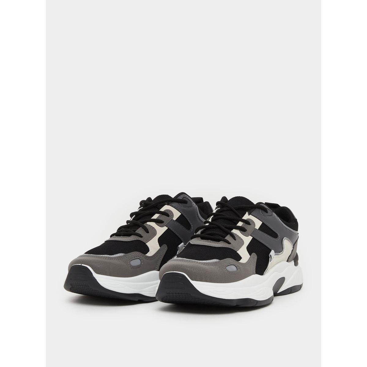 Styli Color Block Chunky Sole Lace Up Sneakers-men-shoes-sneakers-image-3
