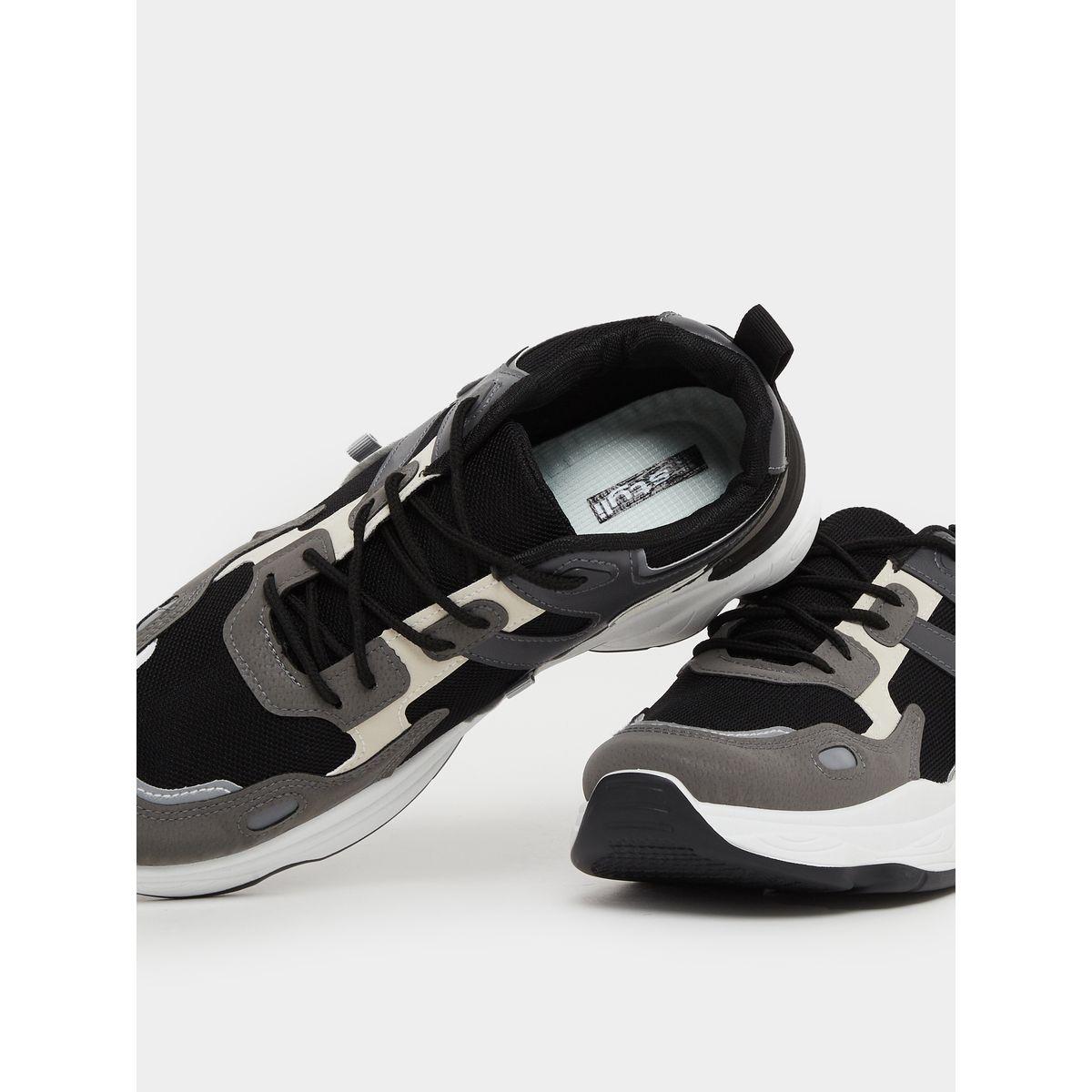 Styli Color Block Chunky Sole Lace Up Sneakers-men-shoes-sneakers-image-4