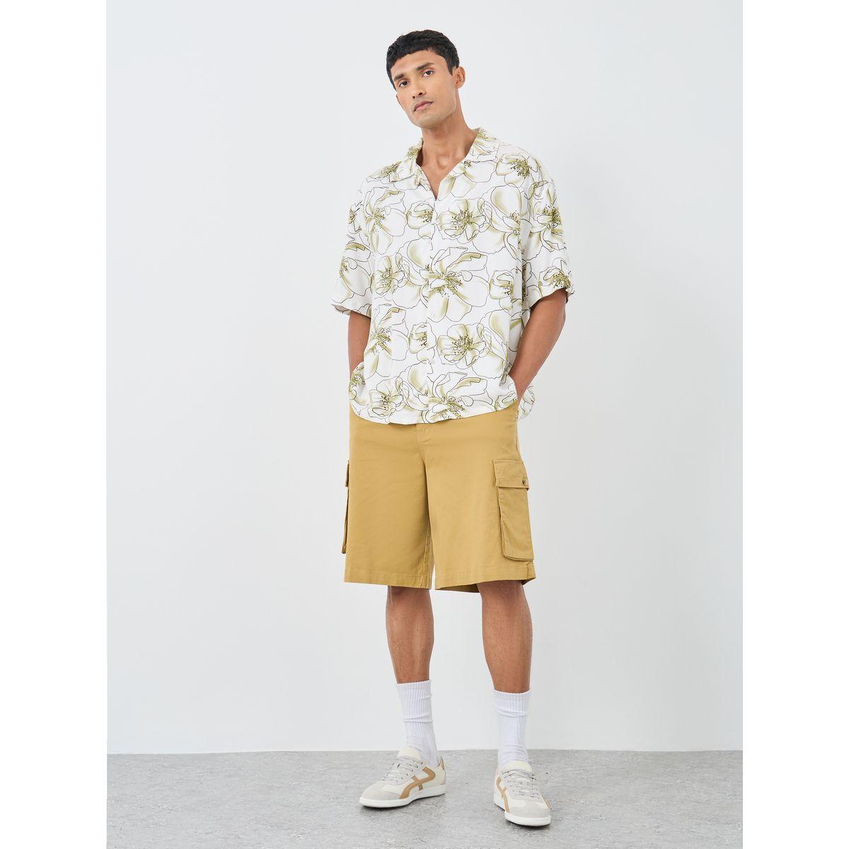 Styli All-Over Floral Print Resort Collar Oversized Shirt-men-clothing-shirts-image-2