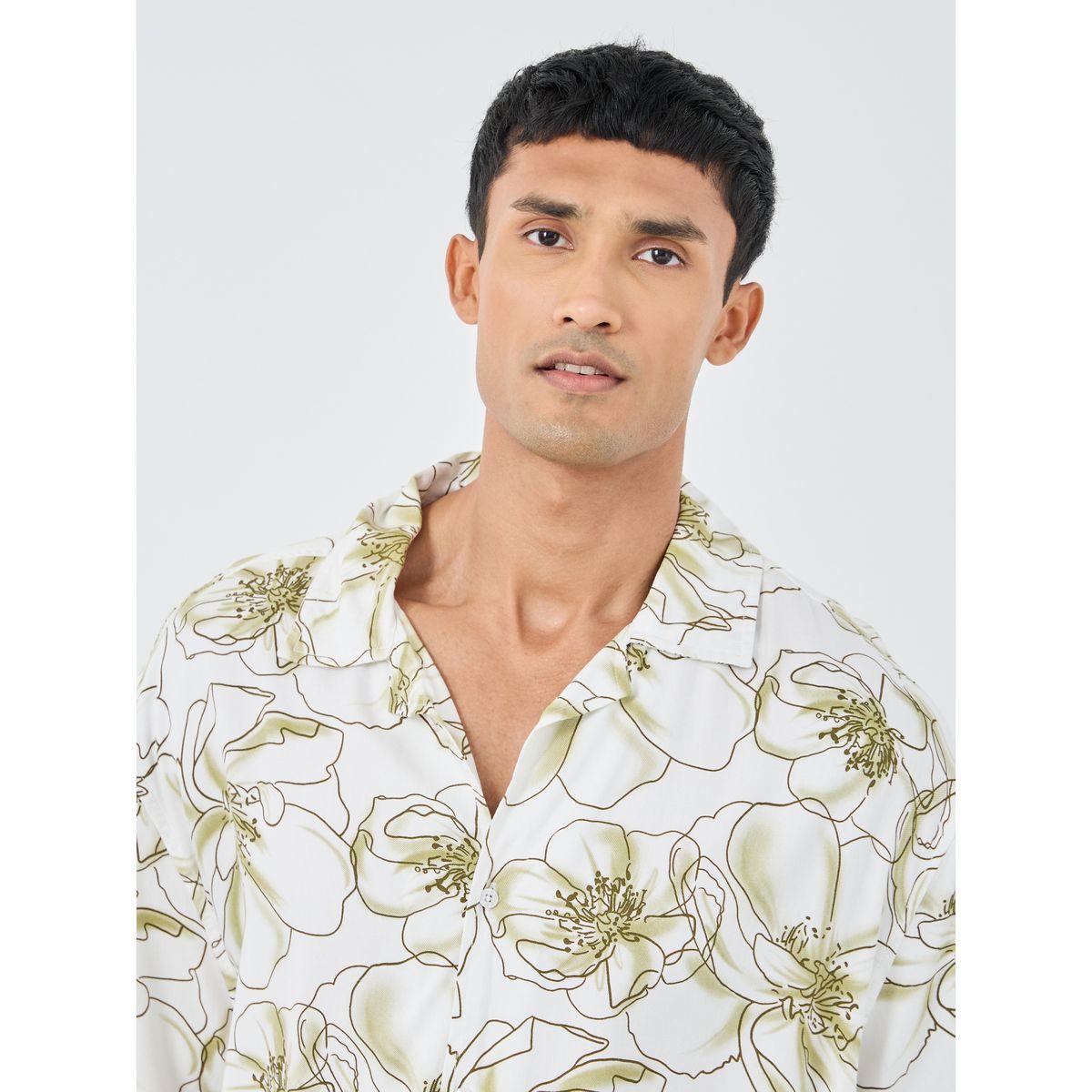 Styli All-Over Floral Print Resort Collar Oversized Shirt-men-clothing-shirts-image-3