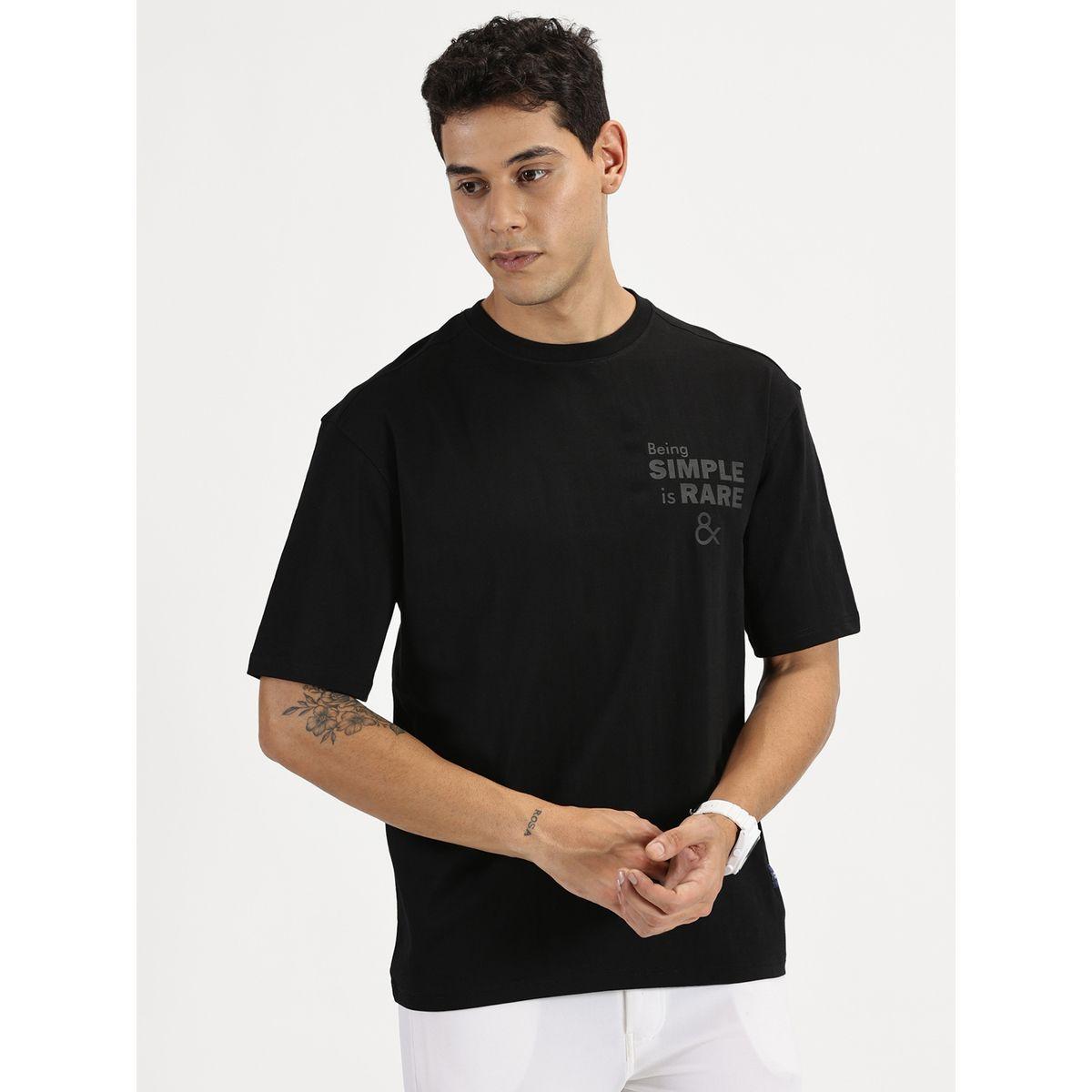 Simple And Rare Plain Round Neck T-Shirt with Short Sleeves-men-clothing-tshirtsandpolos-tshirts-image-1