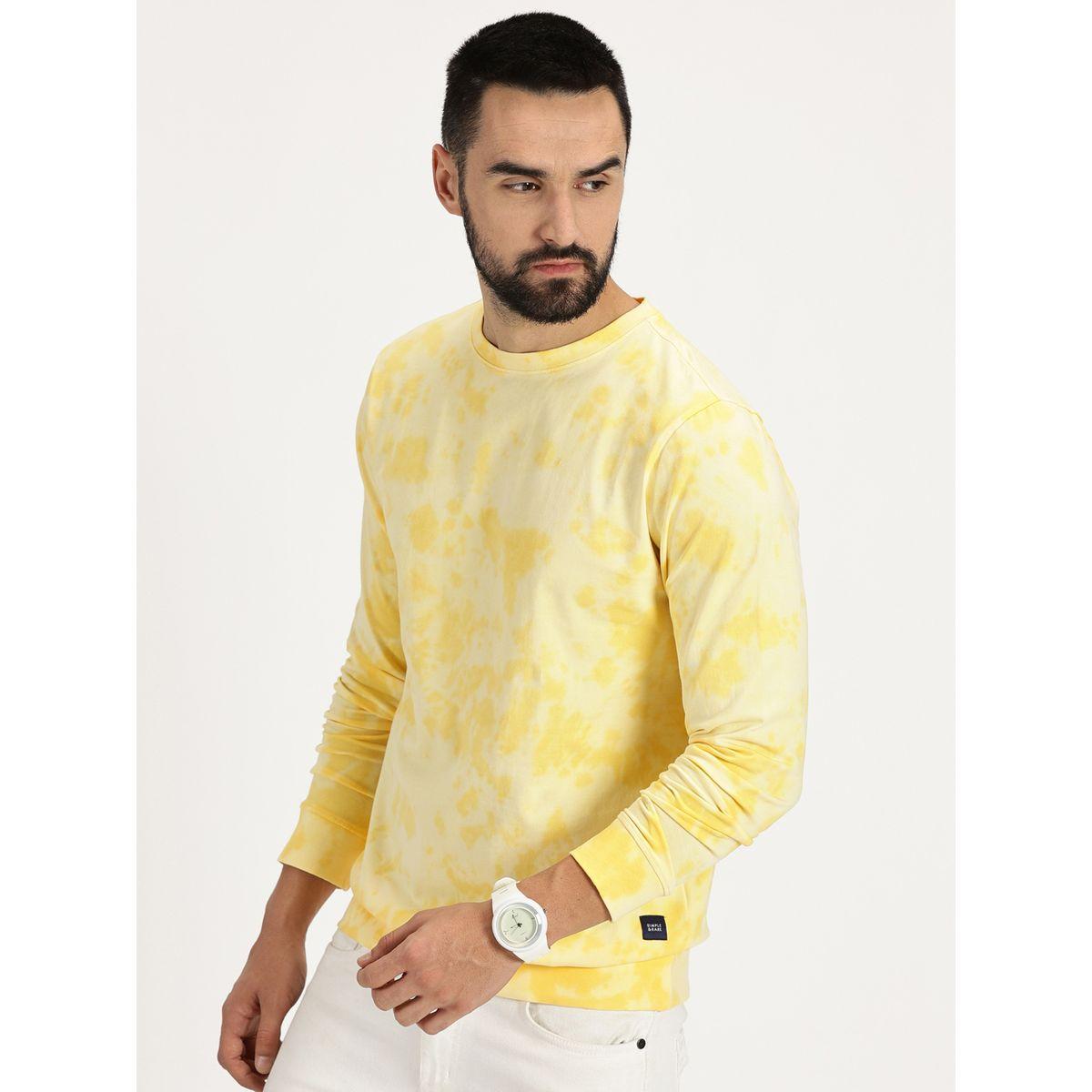 Simple And Rare Tie and Dye Print Round Neck T-Shirt with Long Sleeves-men-clothing-tshirtsandpolos-tshirts-image-4