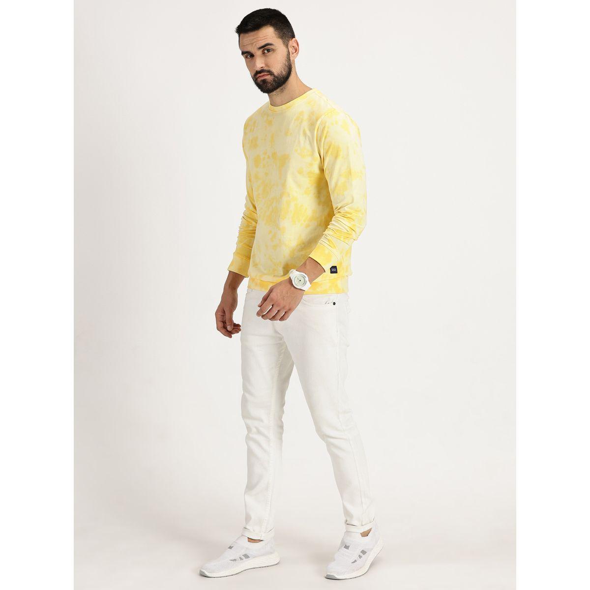 Simple And Rare Tie and Dye Print Round Neck T-Shirt with Long Sleeves-men-clothing-tshirtsandpolos-tshirts-image-6