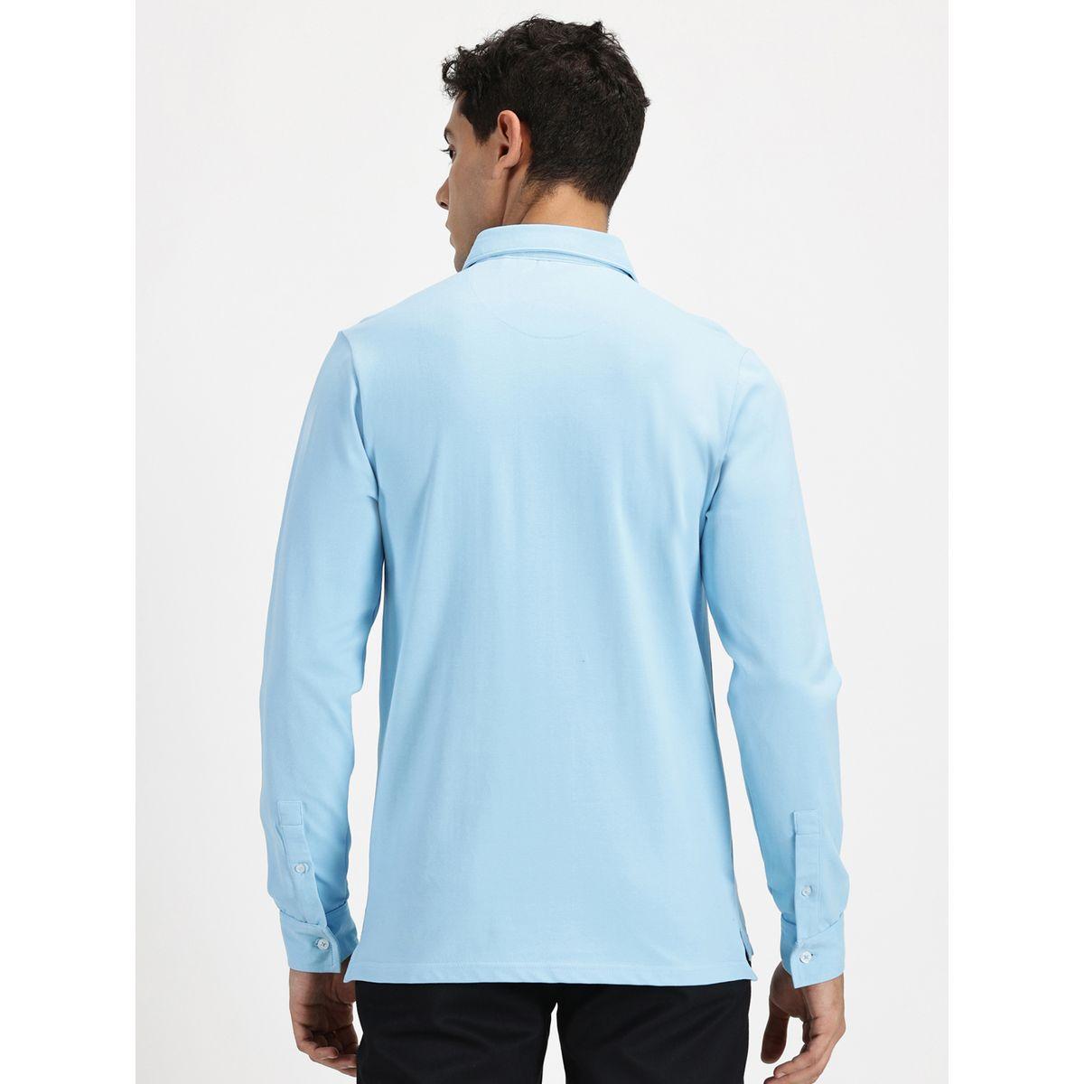 Simple And Rare Solid Long Sleeves Polo T-Shirt-men-clothing-tshirtsandpolos-tshirts-image-2