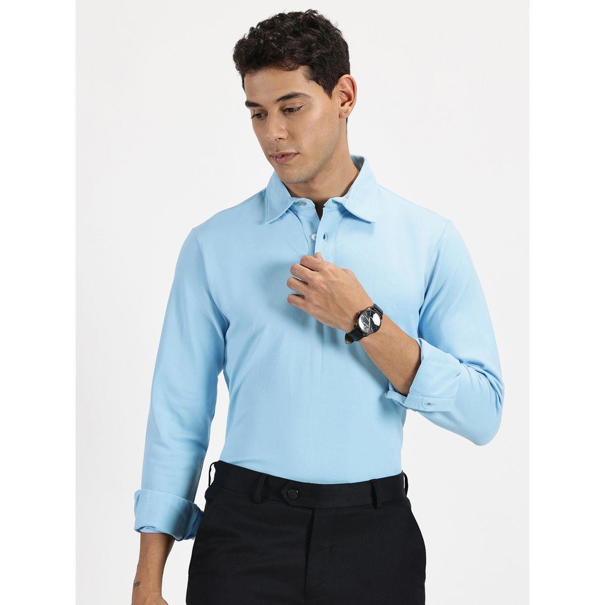 Simple And Rare Solid Long Sleeves Polo T-Shirt-men-clothing-tshirtsandpolos-tshirts-image-3