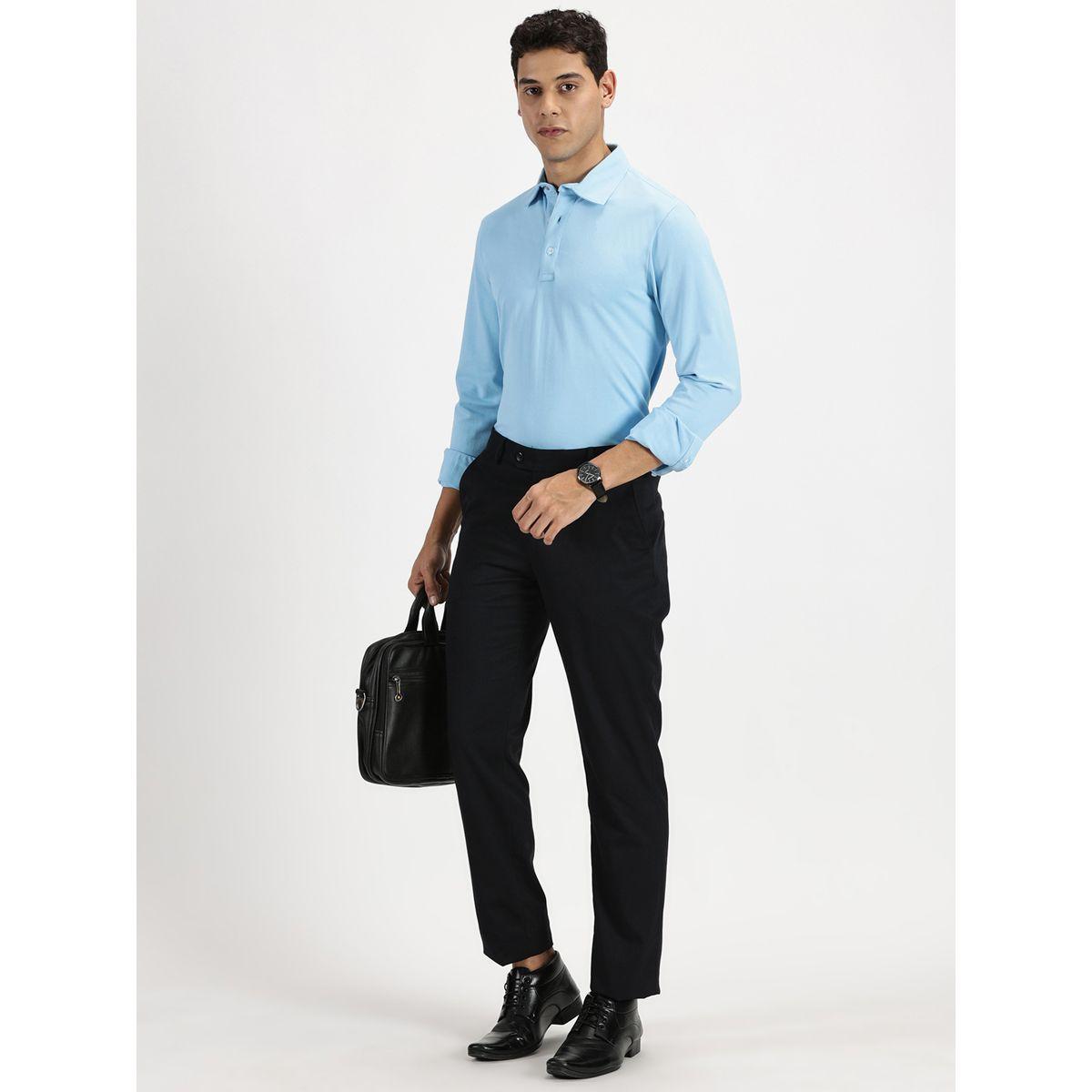 Simple And Rare Solid Long Sleeves Polo T-Shirt-men-clothing-tshirtsandpolos-tshirts-image-4