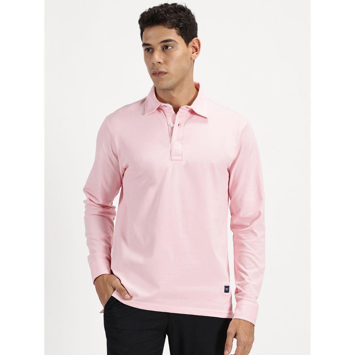 Simple And Rare Solid Long Sleeves Polo T-Shirt-men-clothing-tshirtsandpolos-tshirts-image-1