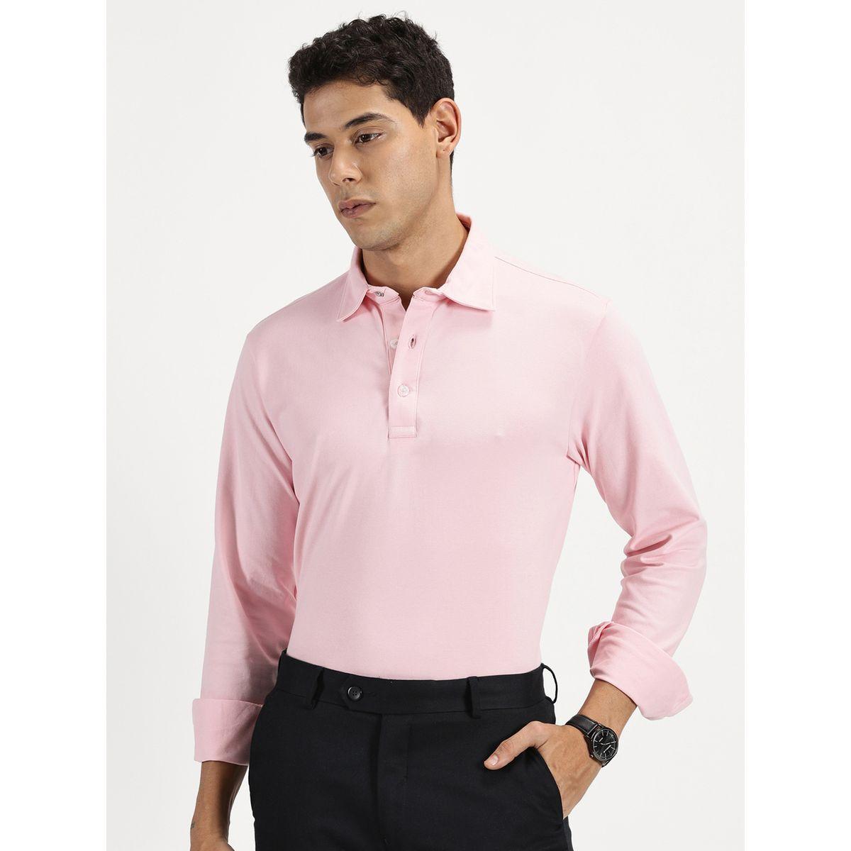 Simple And Rare Solid Long Sleeves Polo T-Shirt-men-clothing-tshirtsandpolos-tshirts-image-2