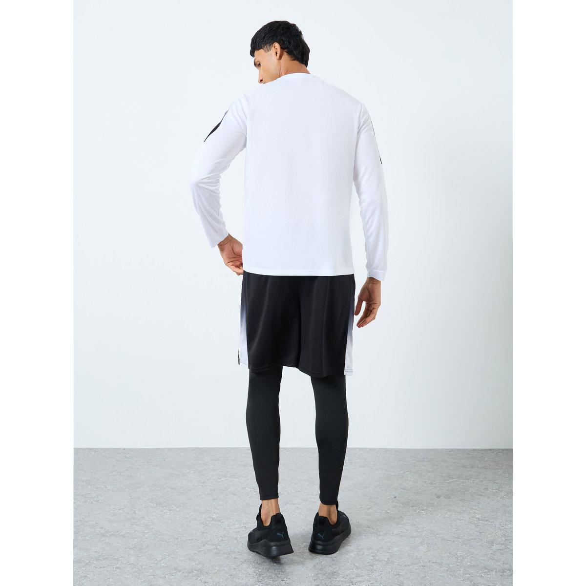 Styli Pack of 3 - Reflective Print T-Shirt, Shorts and Track Pants-men-clothing-sportswearandactivewear-tracksuits-image-5