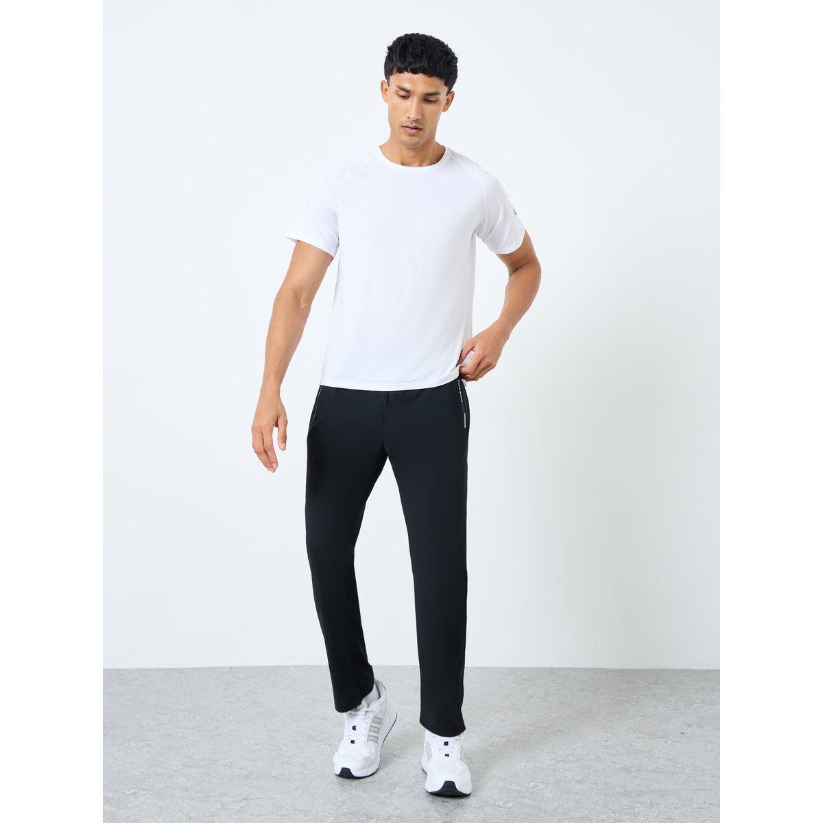 Styli Open Hem Training Track Pants with Reflective Detail-men-clothing-sportswearandactivewear-bottoms-image-2