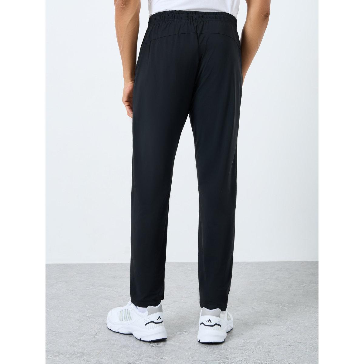 Styli Open Hem Training Track Pants with Reflective Detail-men-clothing-sportswearandactivewear-bottoms-image-4