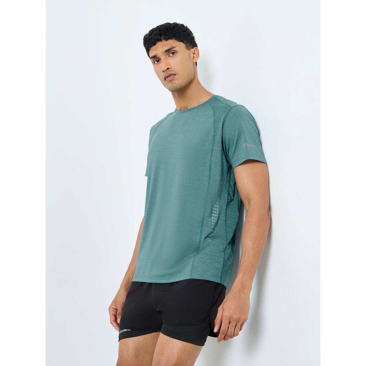 Styli Panel Detailing Quick Dry T-Shirt with Print Detail-men-clothing-sportswearandactivewear-tshirtsandpolos-image-1