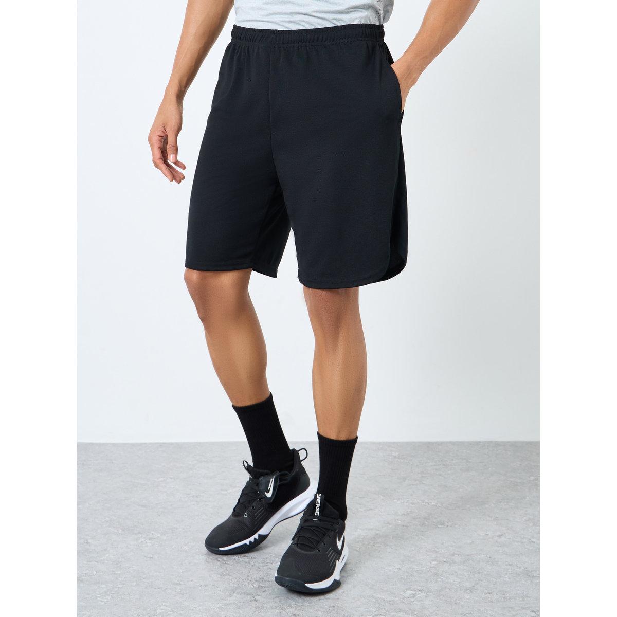 Styli Solid Training Shorts with Pockets-men-clothing-sportswearandactivewear-bottoms-shorts-image-1