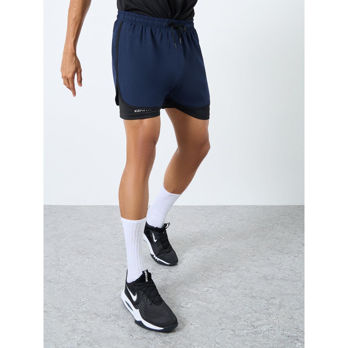 شورت تمرين بأربطة خصر-men-clothing-sportswearandactivewear-bottoms-shorts-image-1