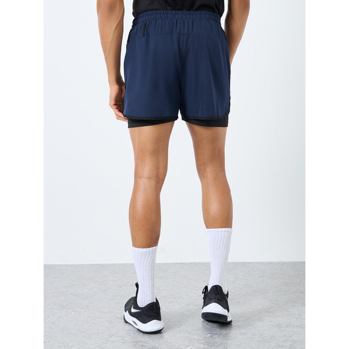 Styli Men Running 2in1 Shorts with Drawstring-men-clothing-sportswearandactivewear-bottoms-shorts-image-4
