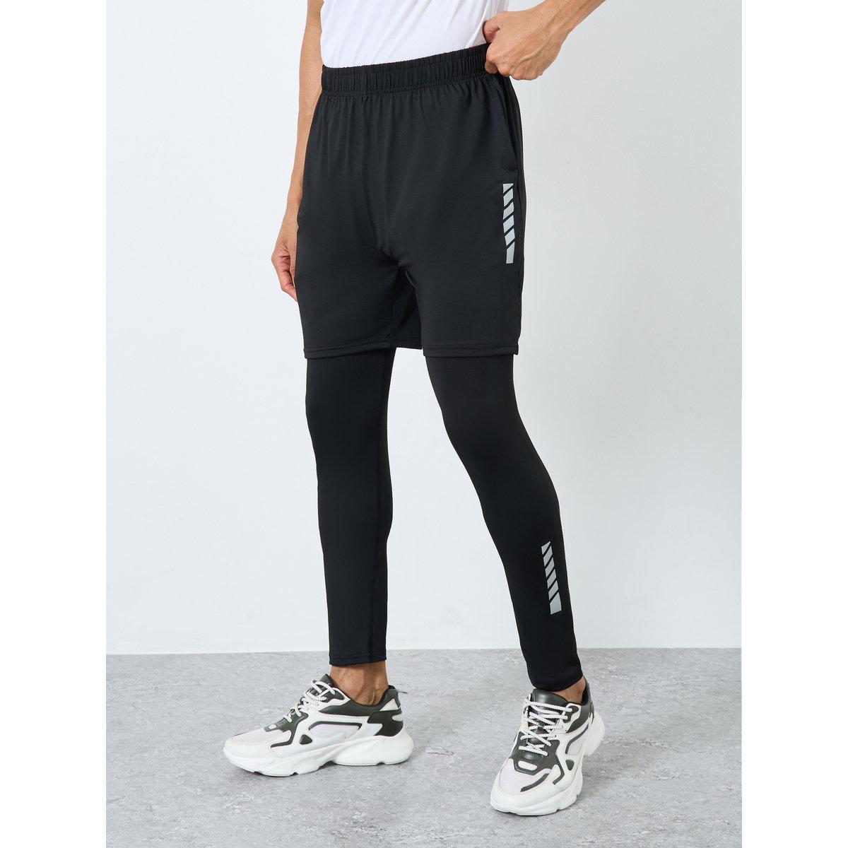 طقم شورت 2 في 1 للركض وركوب الدراجات-men-clothing-sportswearandactivewear-bottoms-image-2