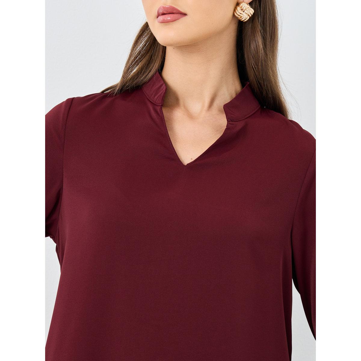 جلابية بياقة قائمة وأكمام بأساور-women-arabicclothing-jalabiyas-image-4