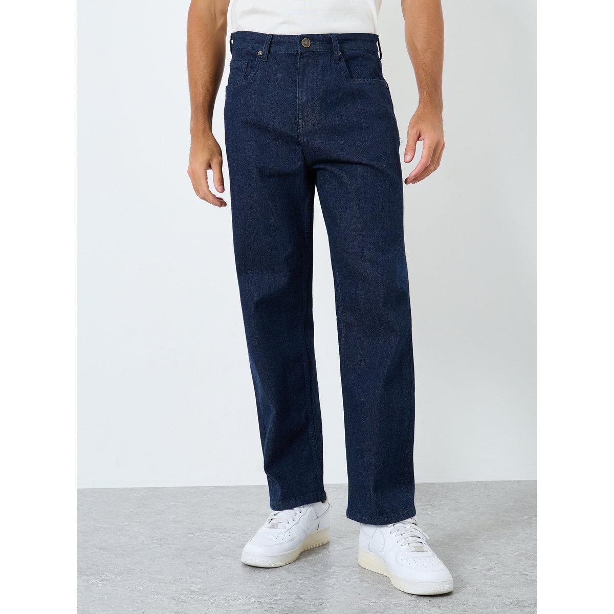Styli Mid Rise Regular Fit Washed Jeans-men-clothing-bottoms-jeans-image-1