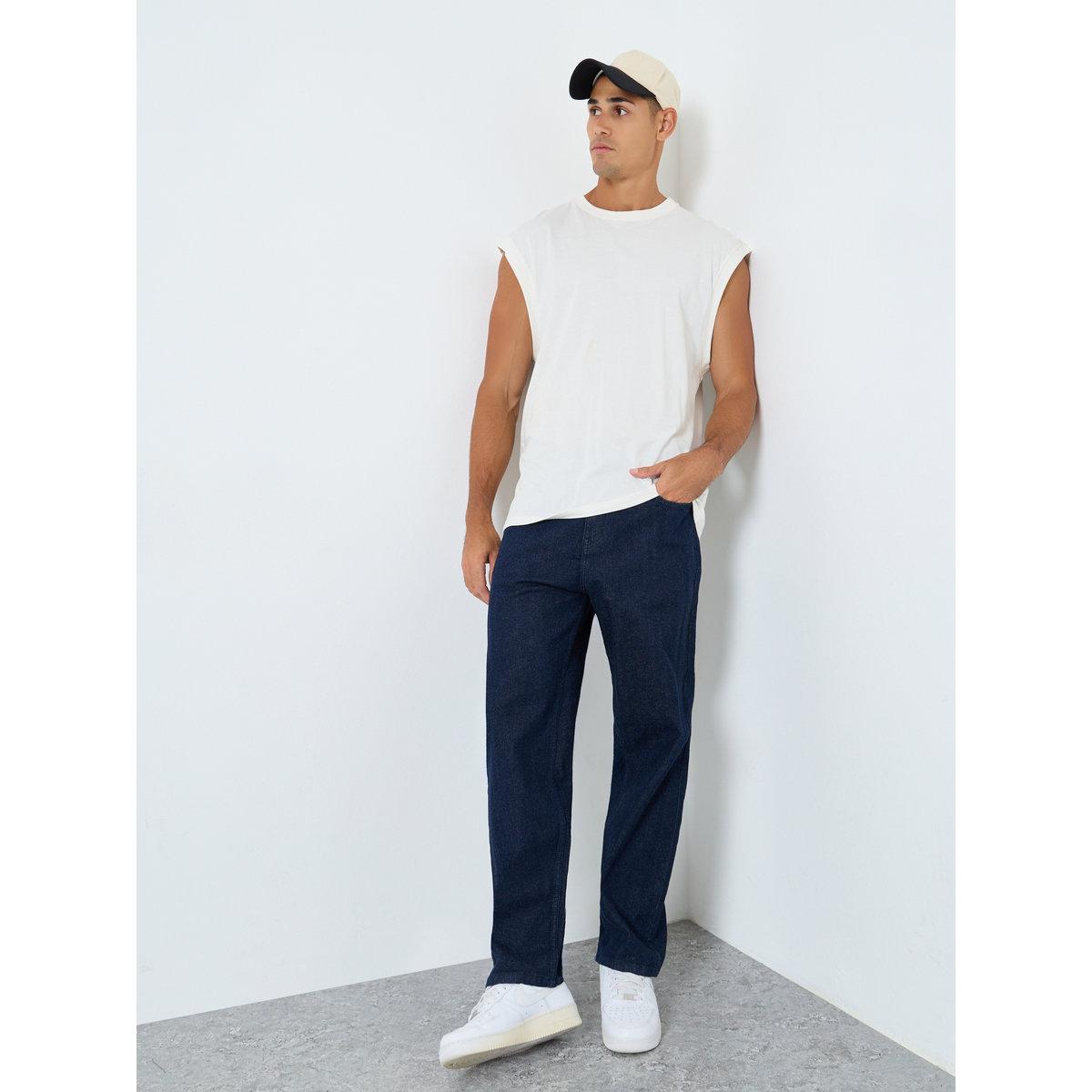 Styli Mid Rise Regular Fit Washed Jeans-men-clothing-bottoms-jeans-image-2