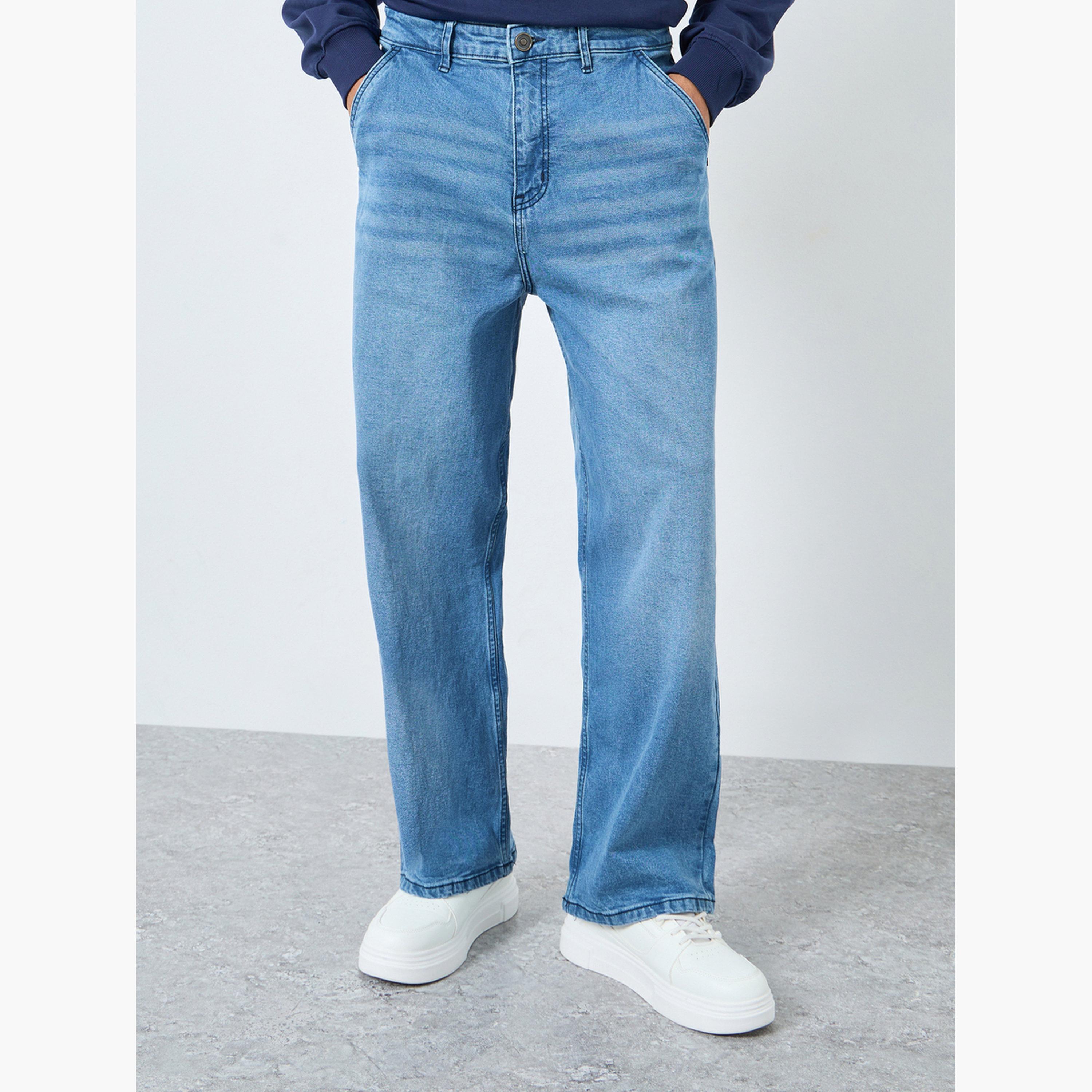 جينز بقصة مريحة للرجال-men-clothing-bottoms-jeans-image-1