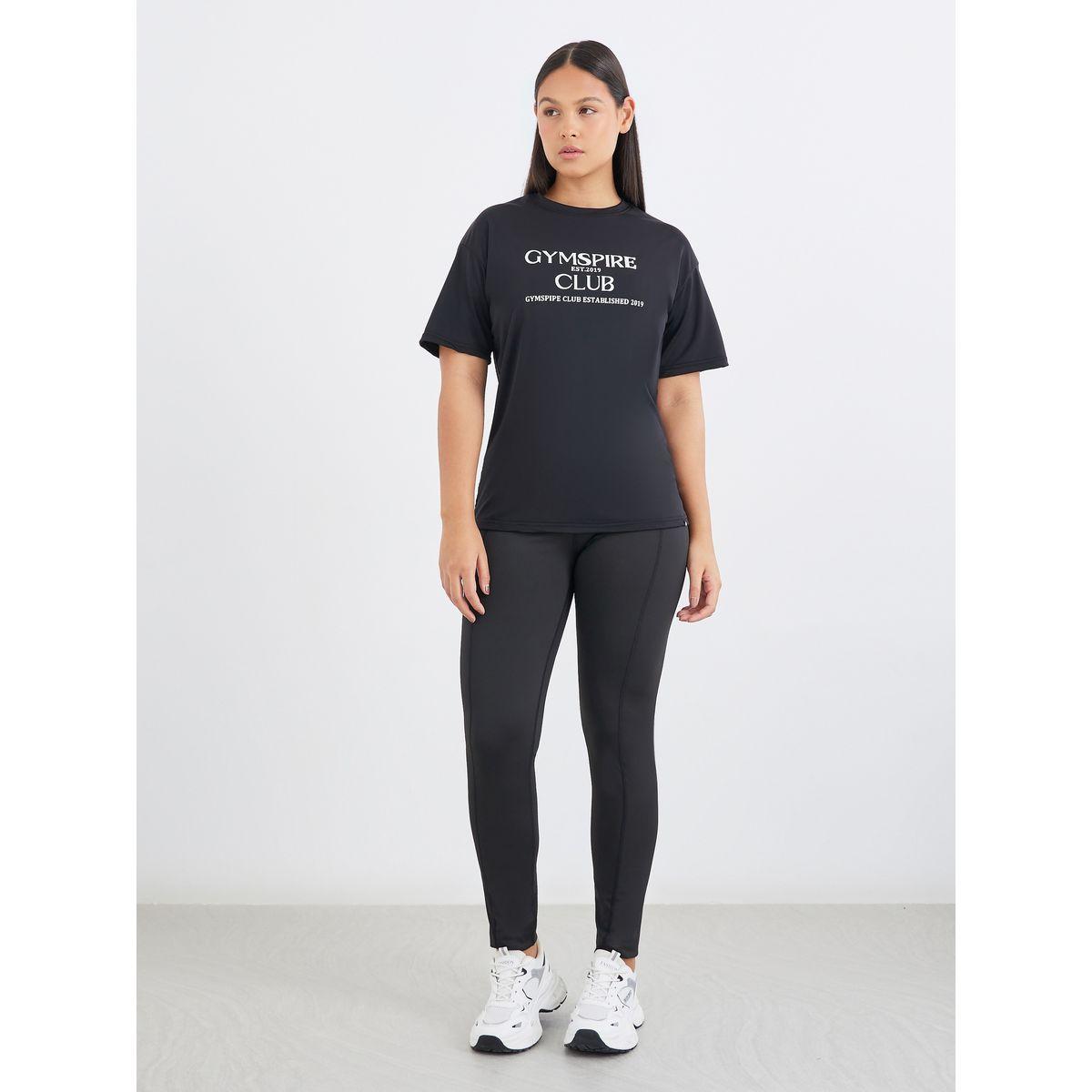 Styli Gymspire Edition - Text Detail Leggings-women-clothing-sportswearandactivewear-bottoms-leggings-image-1