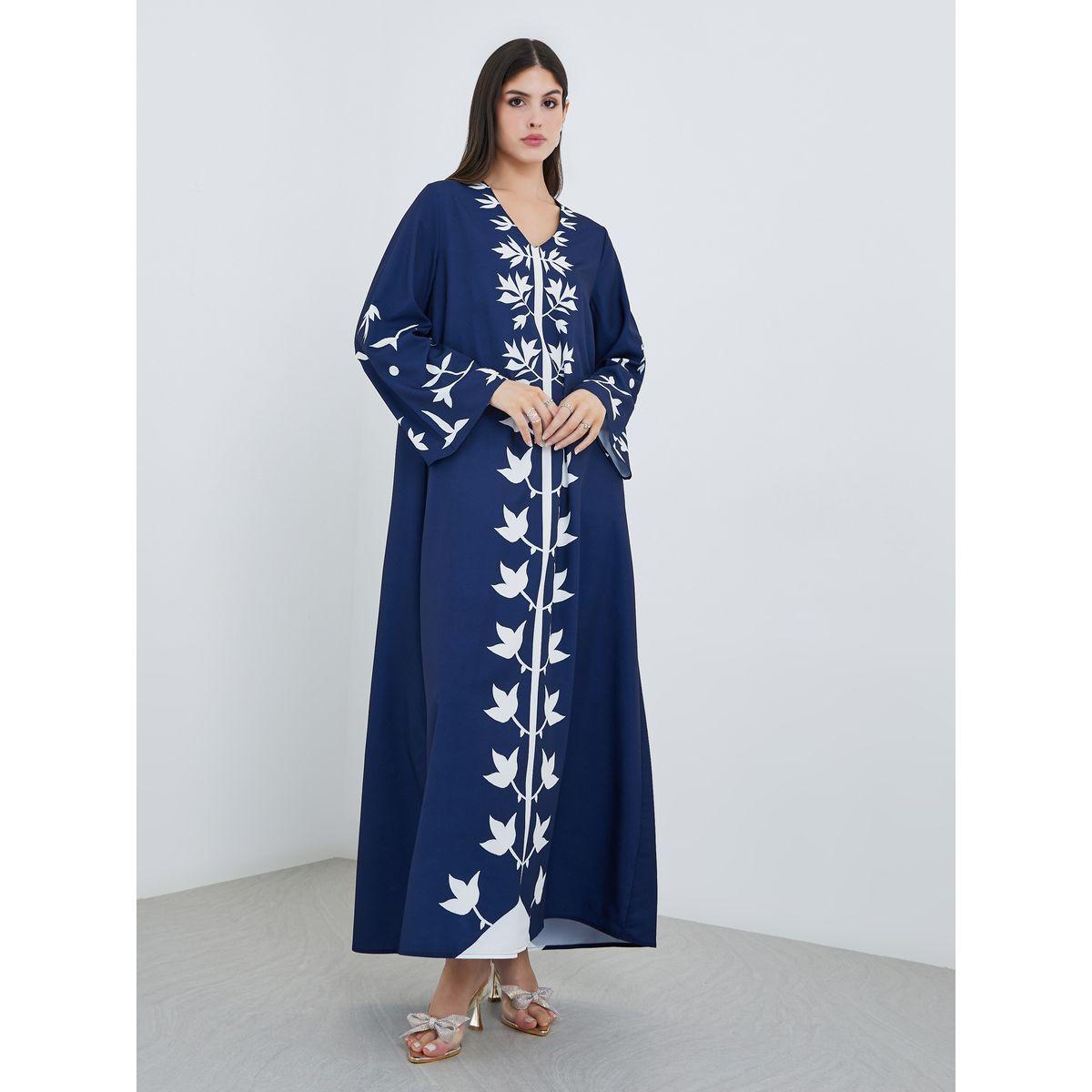 أميرة x ستايلي جلابية بطبعة بليسمنت-women-arabicclothing-jalabiyas-image-2