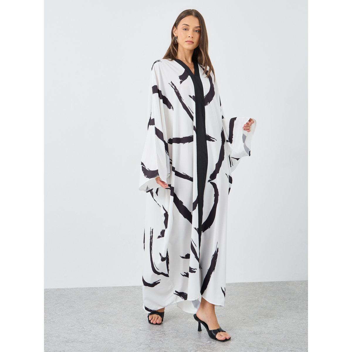 جلابية بأكمام وطواطية بطبعة-women-arabicclothing-jalabiyas-image-1