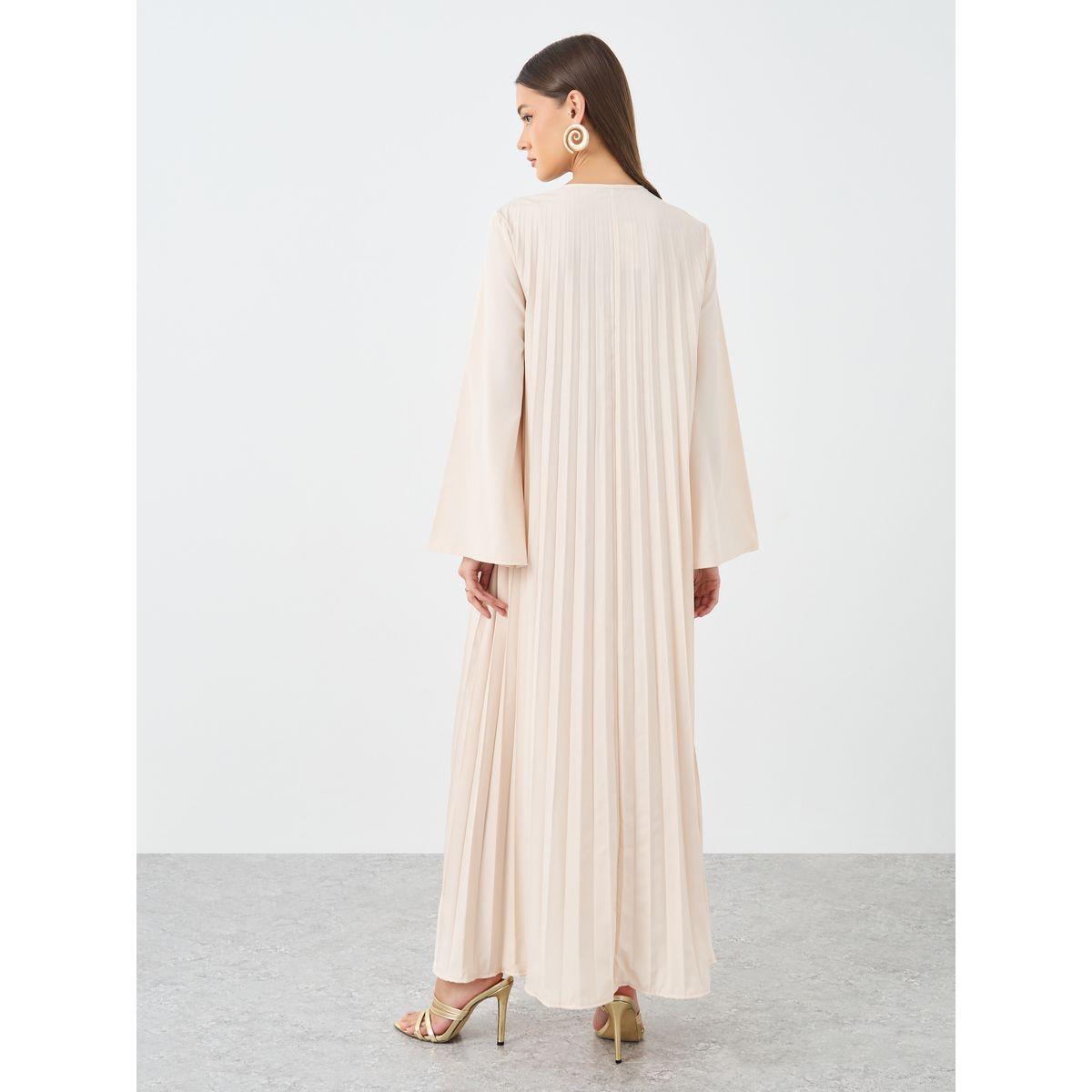 جلابية بتفاصيل كسرات مع شراشيب-women-arabicclothing-jalabiyas-image-5