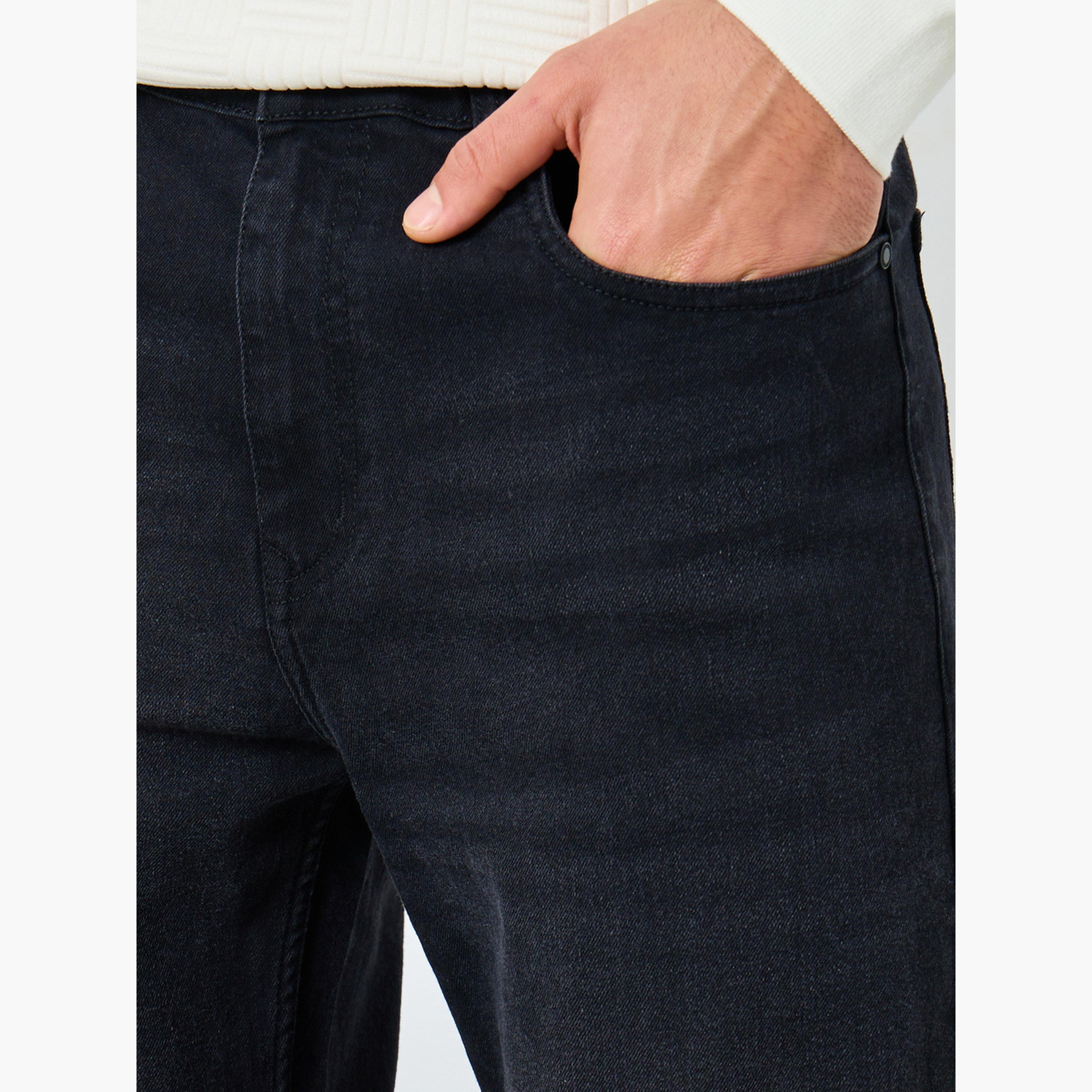 Styli Men Black Relaxed Fit Jeans-men-clothing-bottoms-jeans-image-3