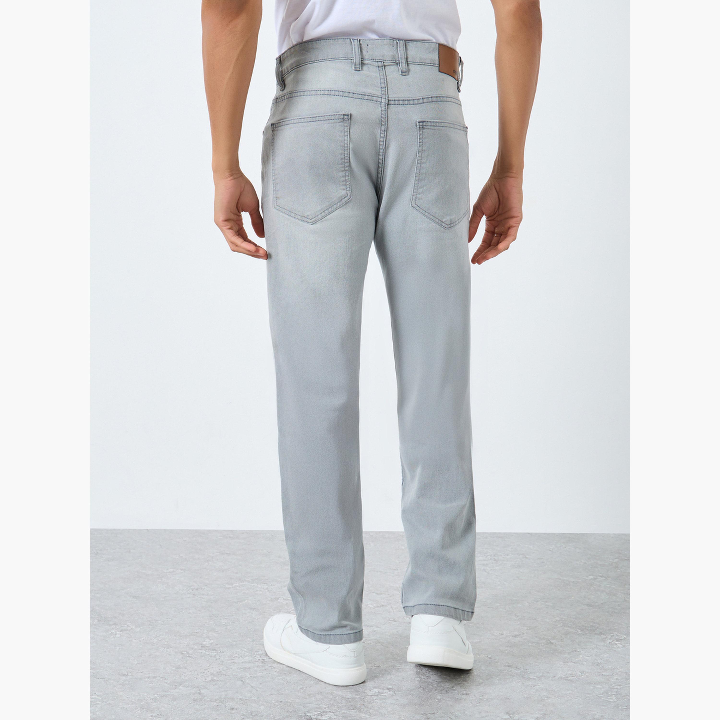 ستايلي - بنطال جينز رجالي متوسط ​​الارتفاع ومريح-men-clothing-bottoms-jeans-image-4