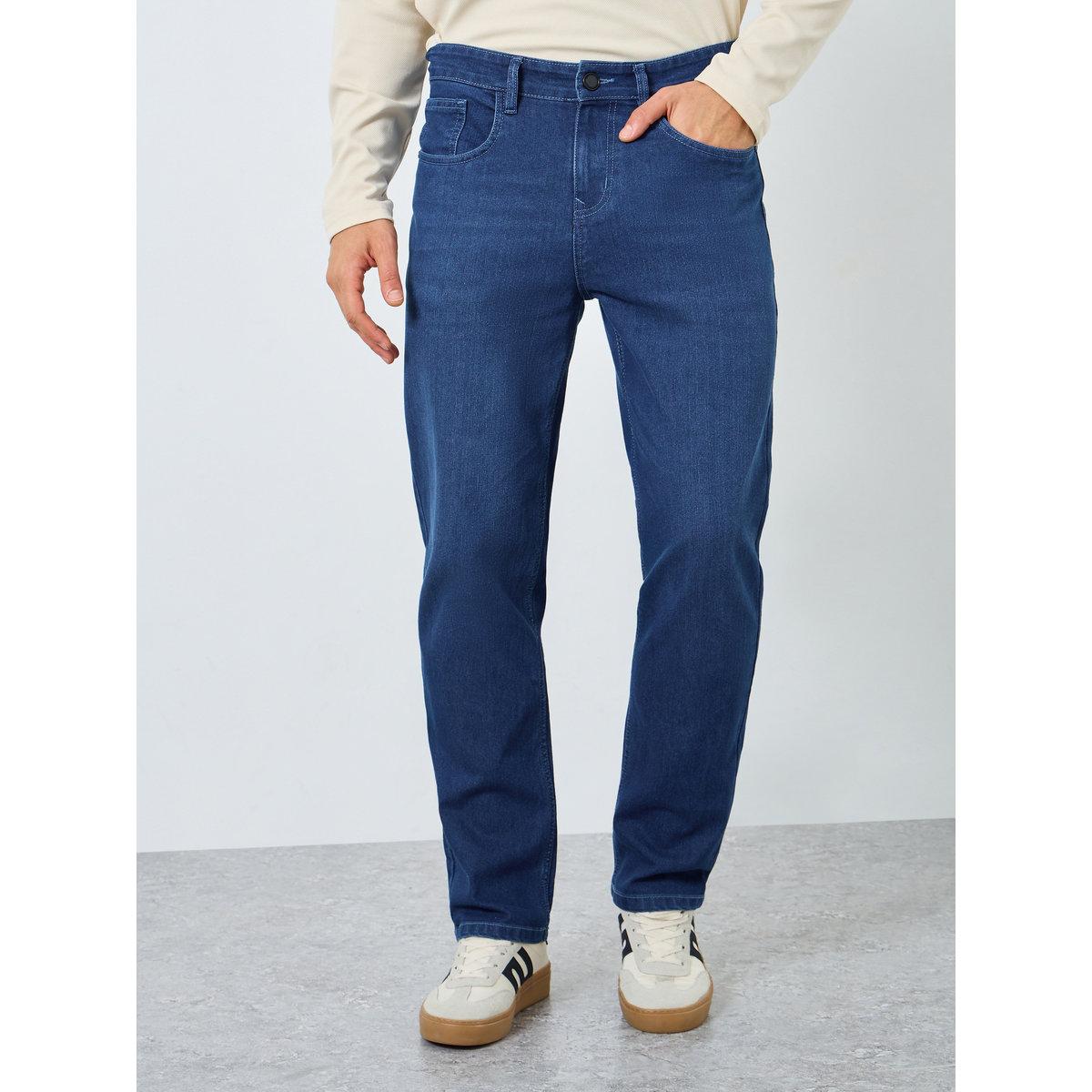 Styli Men Mid Rise Regular Fit Jeans-men-clothing-bottoms-jeans-image-1