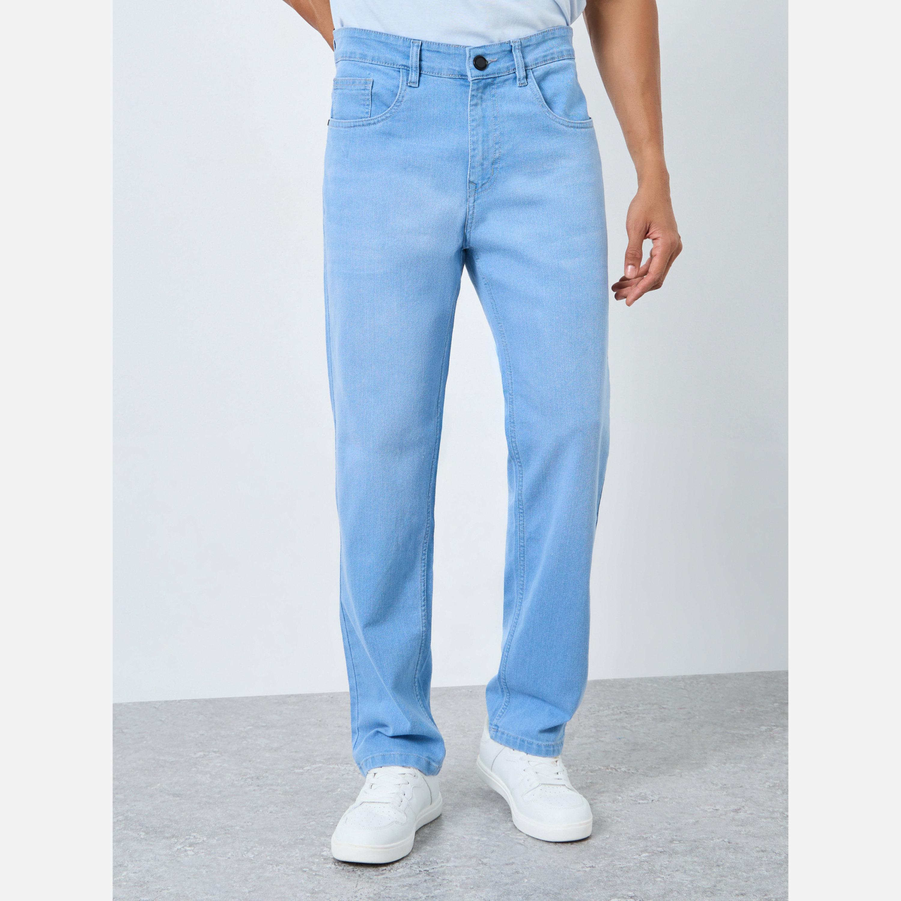 Styli Men Mid Rise Relaxed Fit Jeans-men-clothing-bottoms-jeans-image-1
