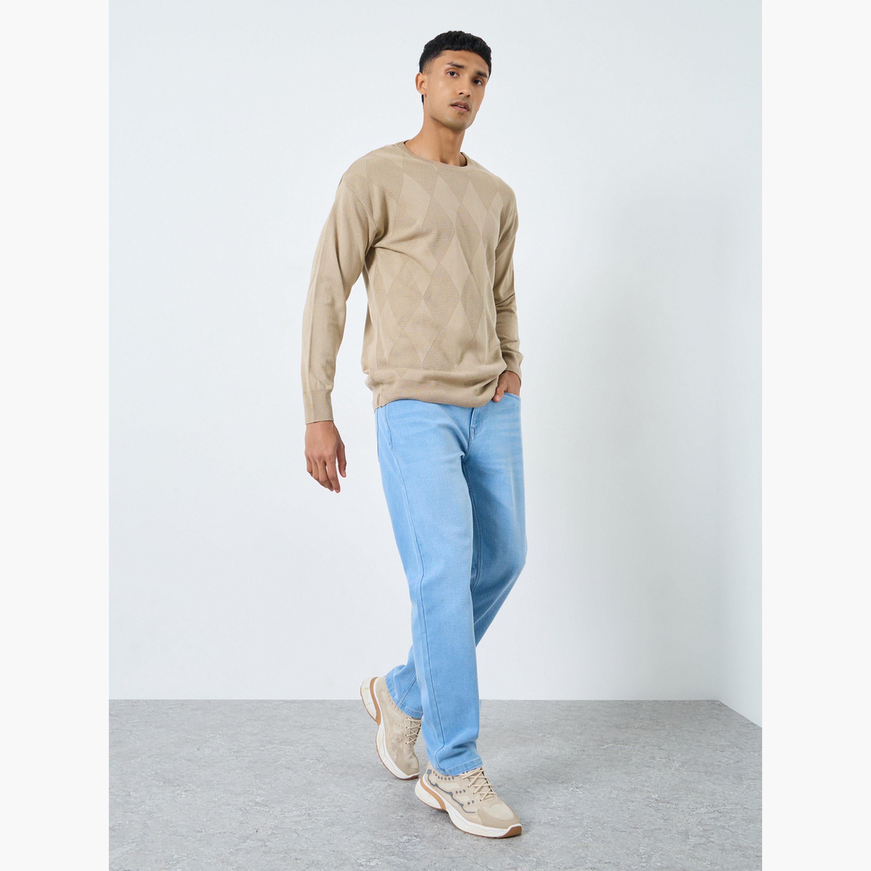 Styli Men Light Wash Regular Fit Jeans-men-clothing-bottoms-jeans-image-2