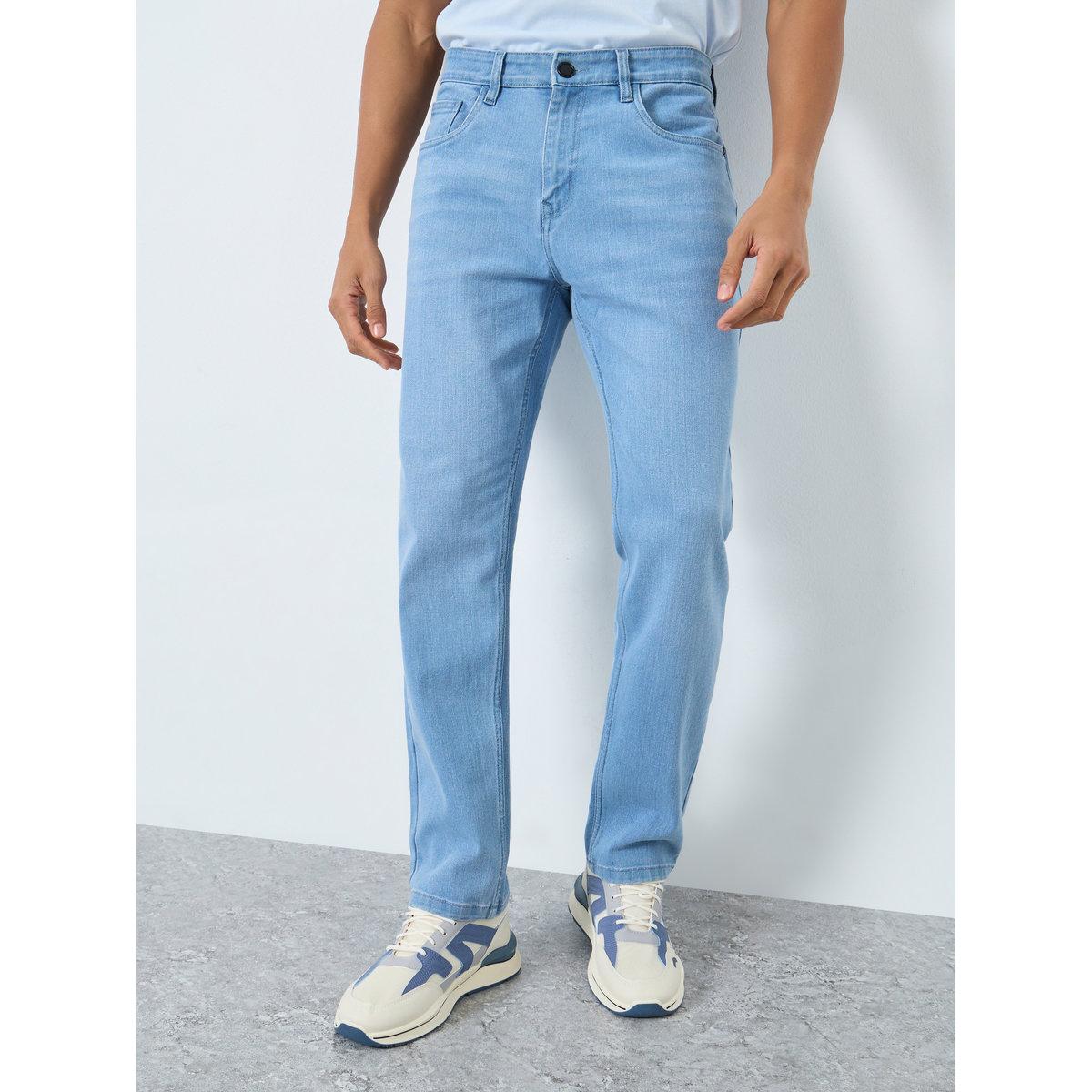 Styli Men Mid Rise Regular Fit Jeans-men-clothing-bottoms-jeans-image-1