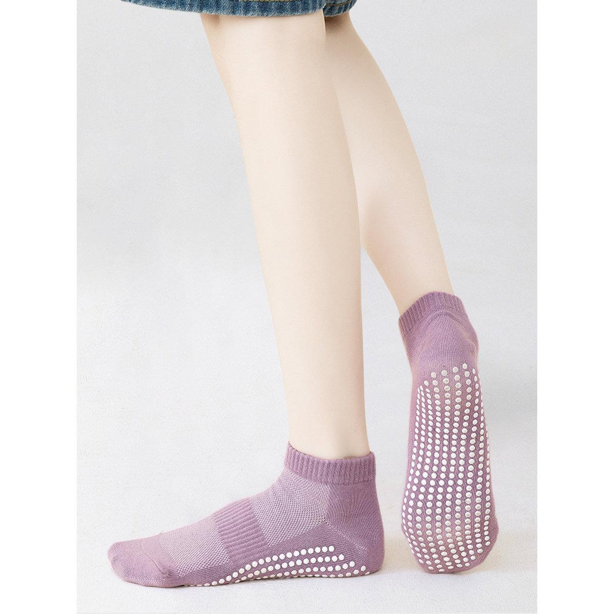 Styli Tonal Texture Silicon Base Yoga Socks-sports-gear-gym-image-4