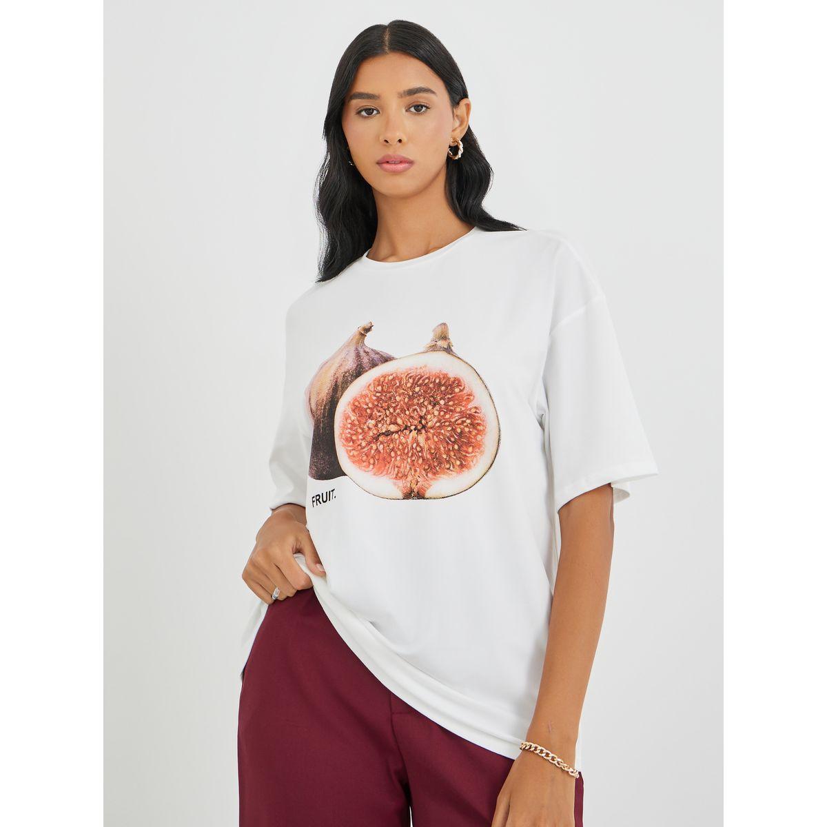 Styli Graphic Print Round Neck Oversized T-Shirt-women-clothing-tshirts-image-3