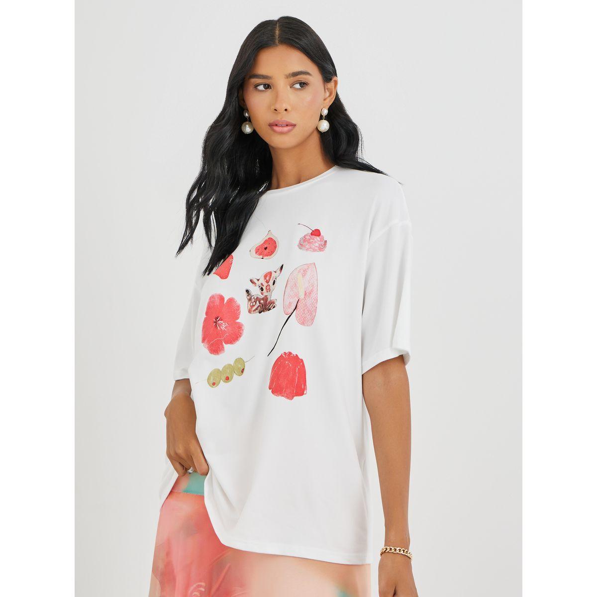 Styli Graphic Print Round Neck Oversized T-Shirt-women-clothing-tshirts-image-3