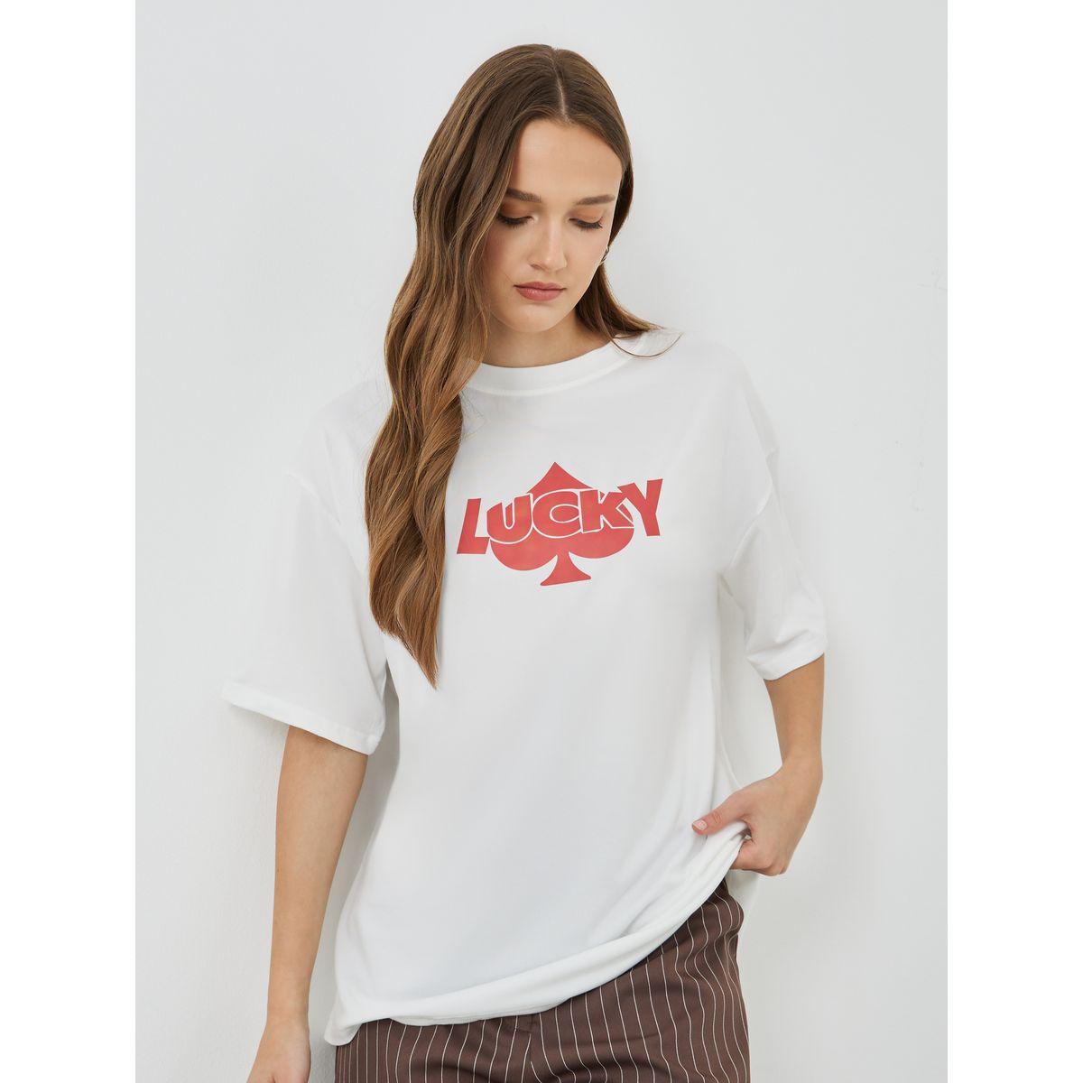 Styli Slogan Print Oversized T-Shirt-women-clothing-tshirts-image-1