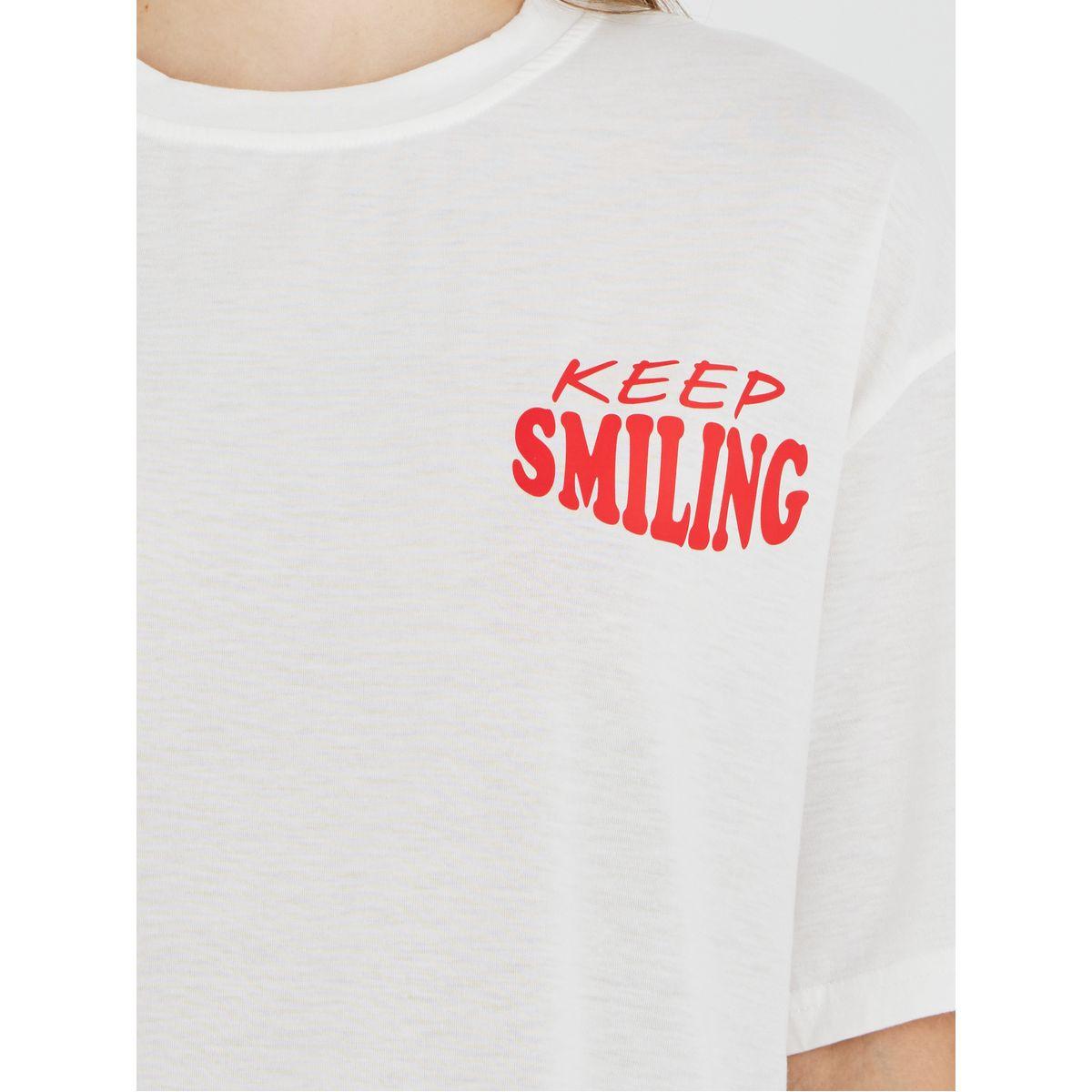 Styli Slogan Print Regular Fit T-Shirt-women-clothing-tshirts-image-3