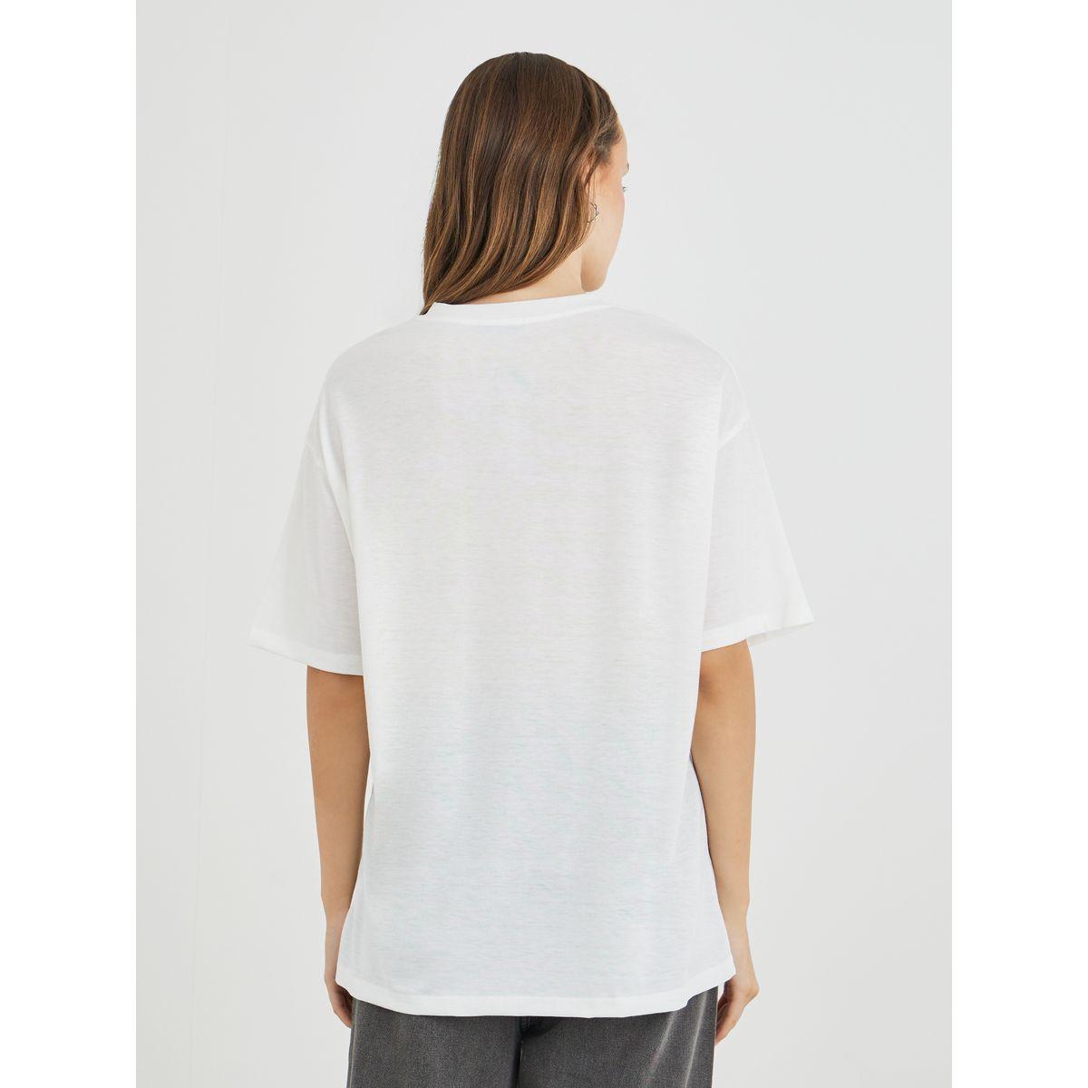 Styli Slogan Print Regular Fit T-Shirt-women-clothing-tshirts-image-4