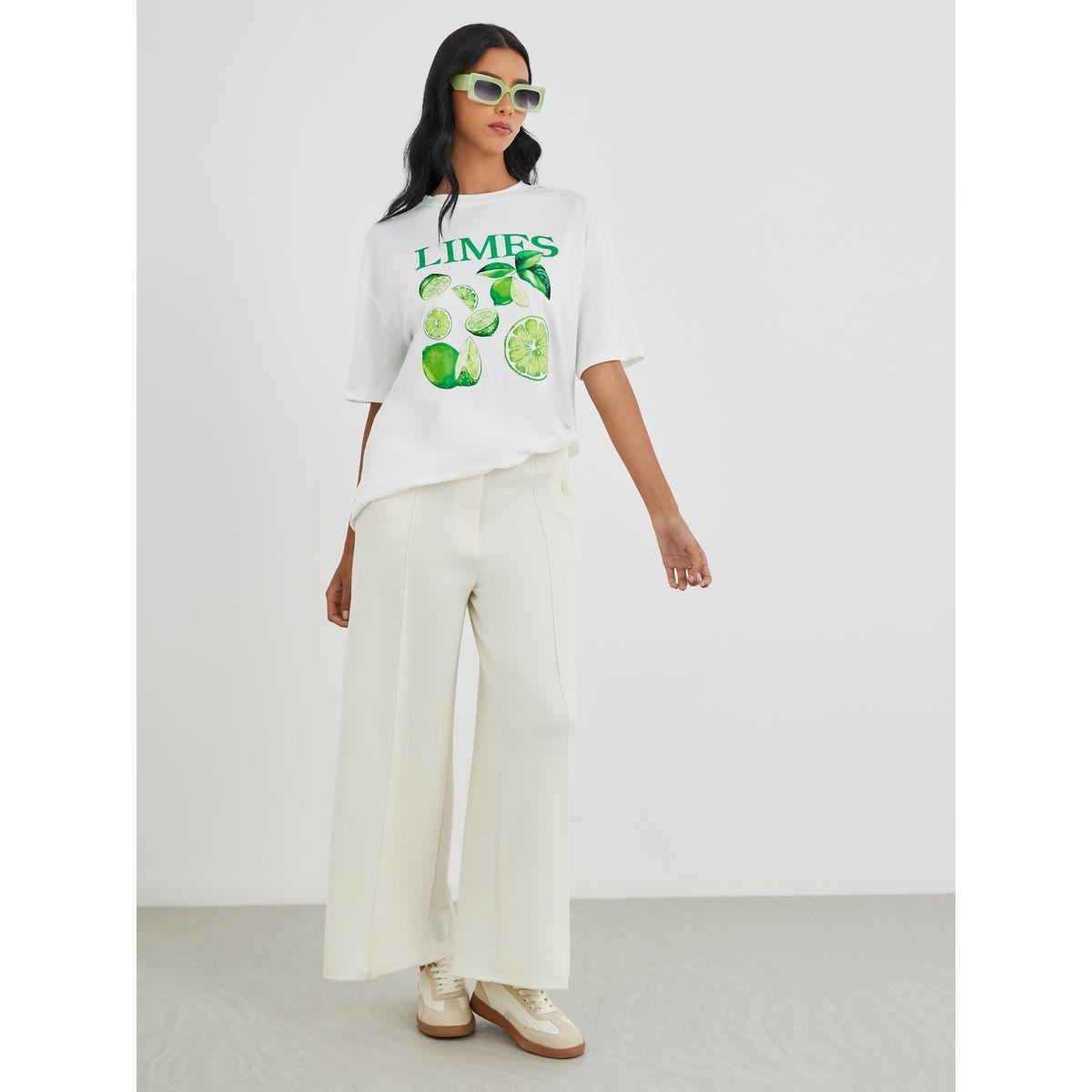 Styli Graphic Print Round Neck Oversized T-Shirt-women-clothing-tshirts-image-2