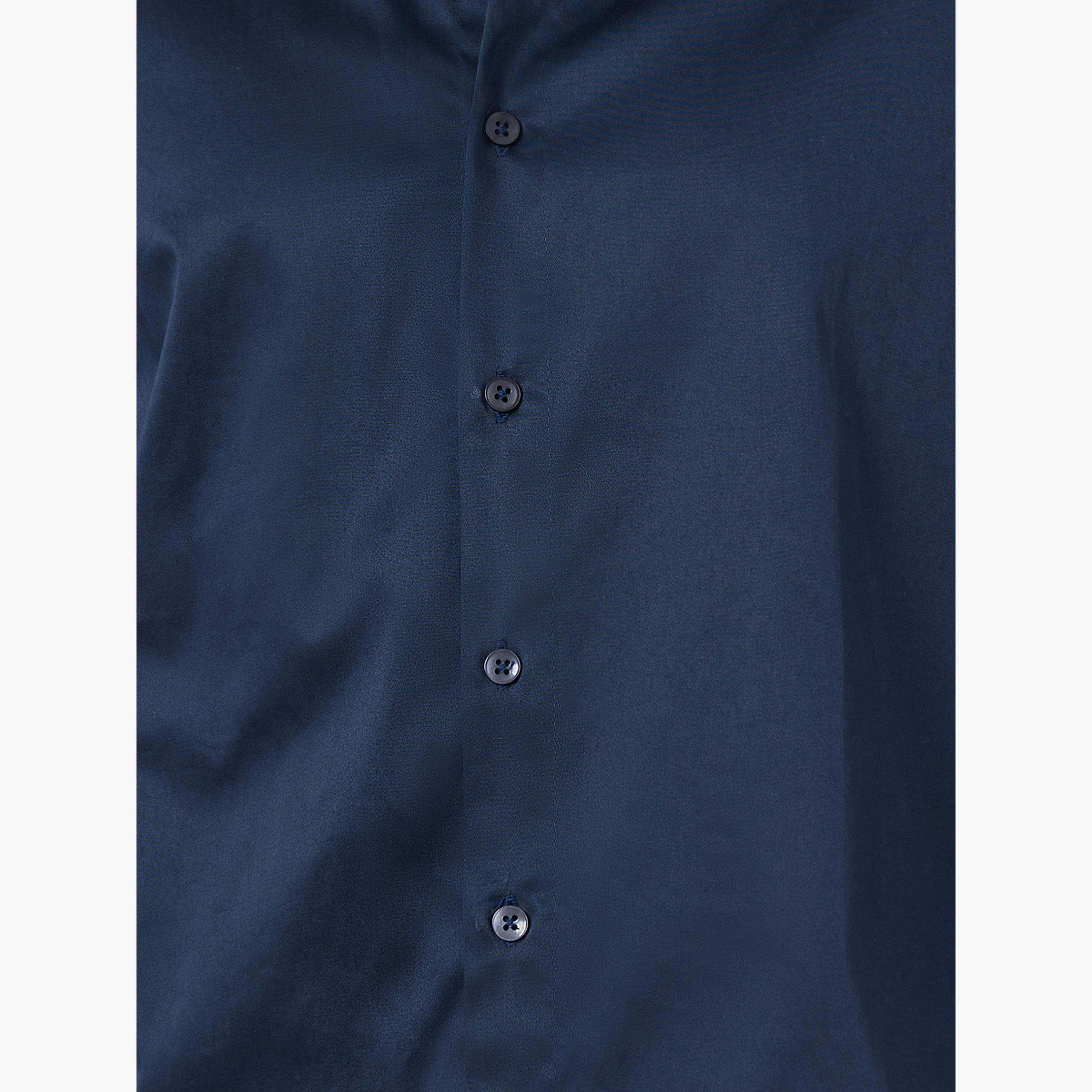 Styli Men Satin Slim Fit Tailored Long Sleeve Shirt-men-clothing-shirts-image-4