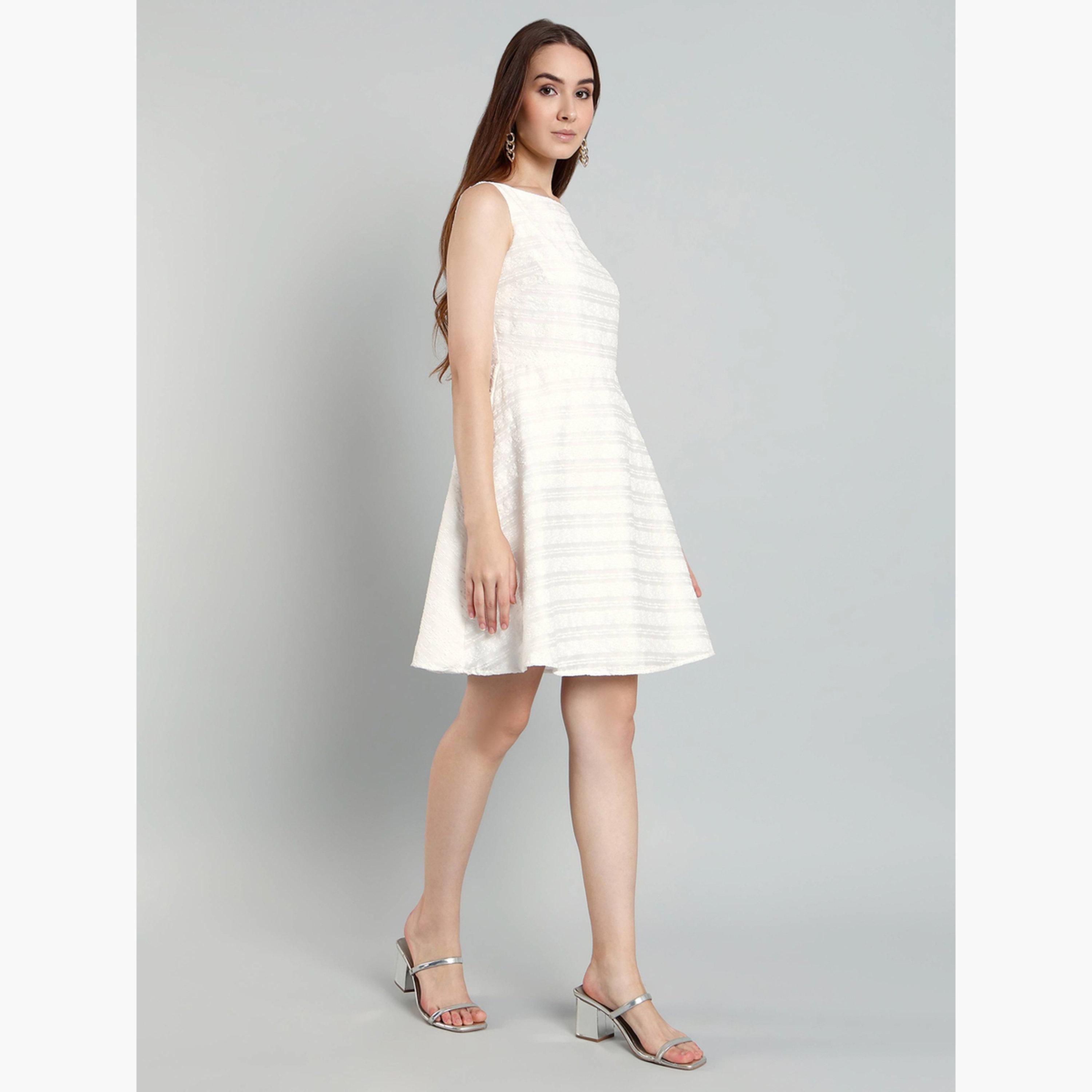 Mish Women White Sleeveless A-Line Mini Dress-women-clothing-dresses-image-4