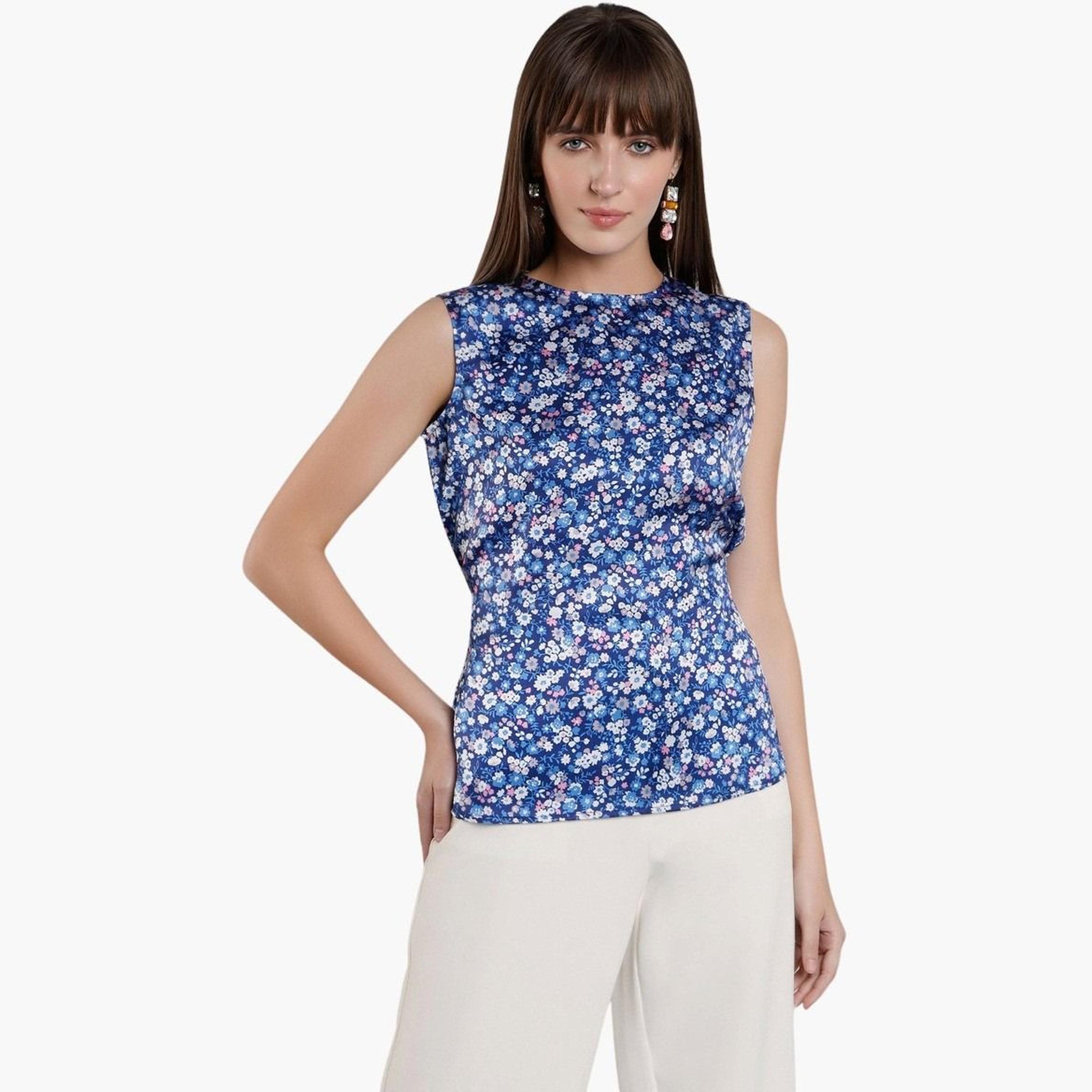 بلوزة بلا أكمام بطبعة زهور-women-clothing-shirtsandblouses-blouses-image-1