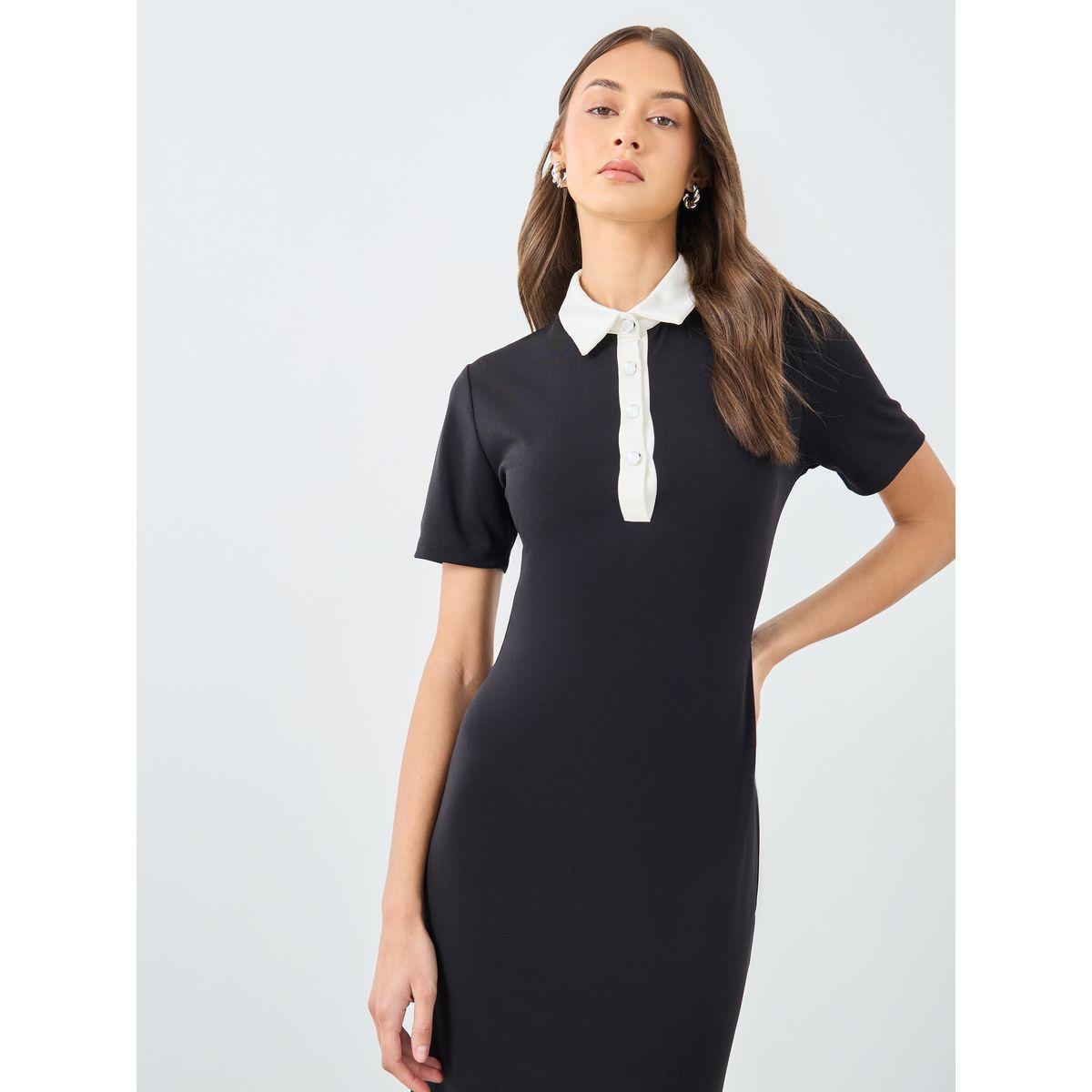 knee length dresses for ladies Bodycon Midi T-Shirt Dress
