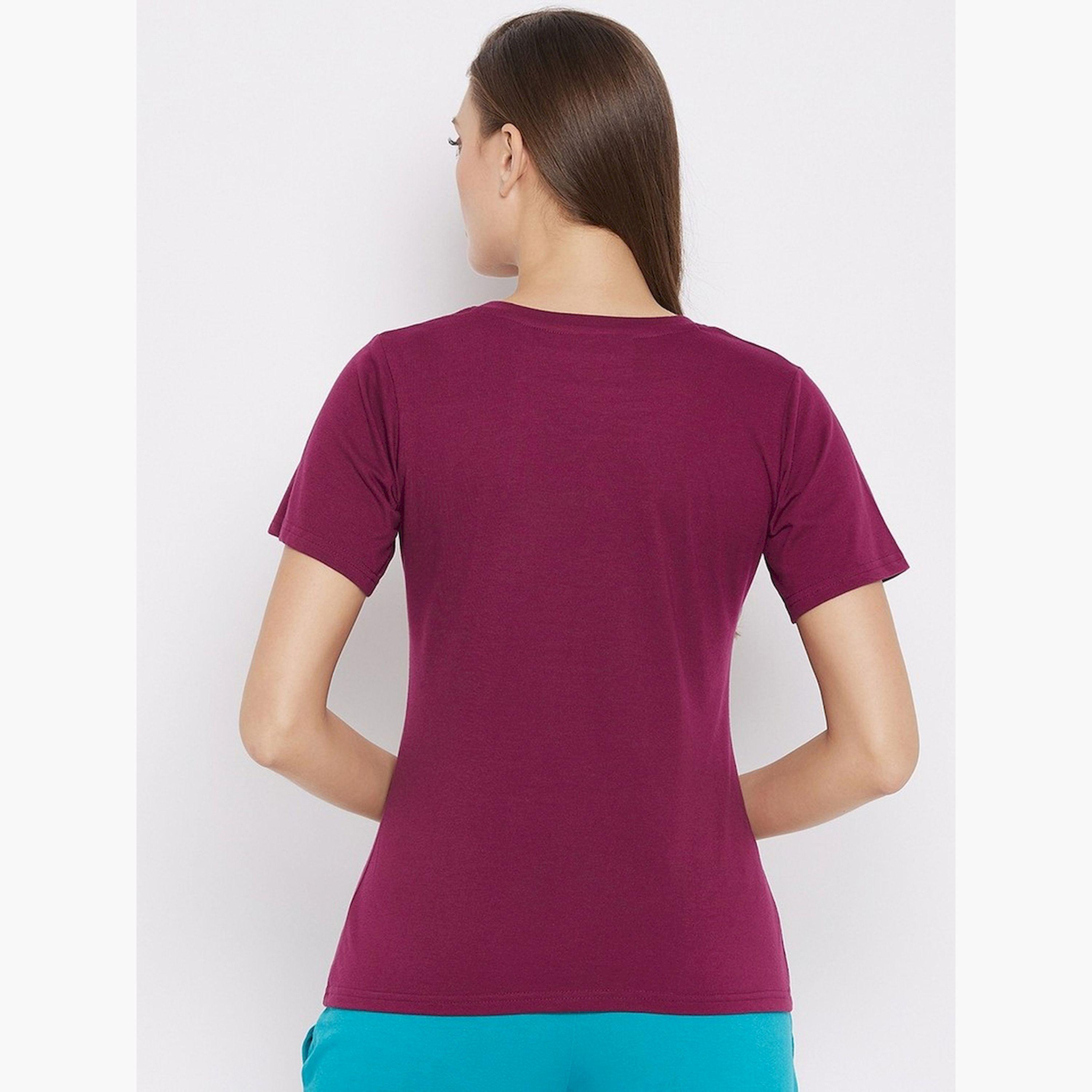 تيشيرت محبوك بأكمام قصيرة-women-clothing-tshirts-image-4